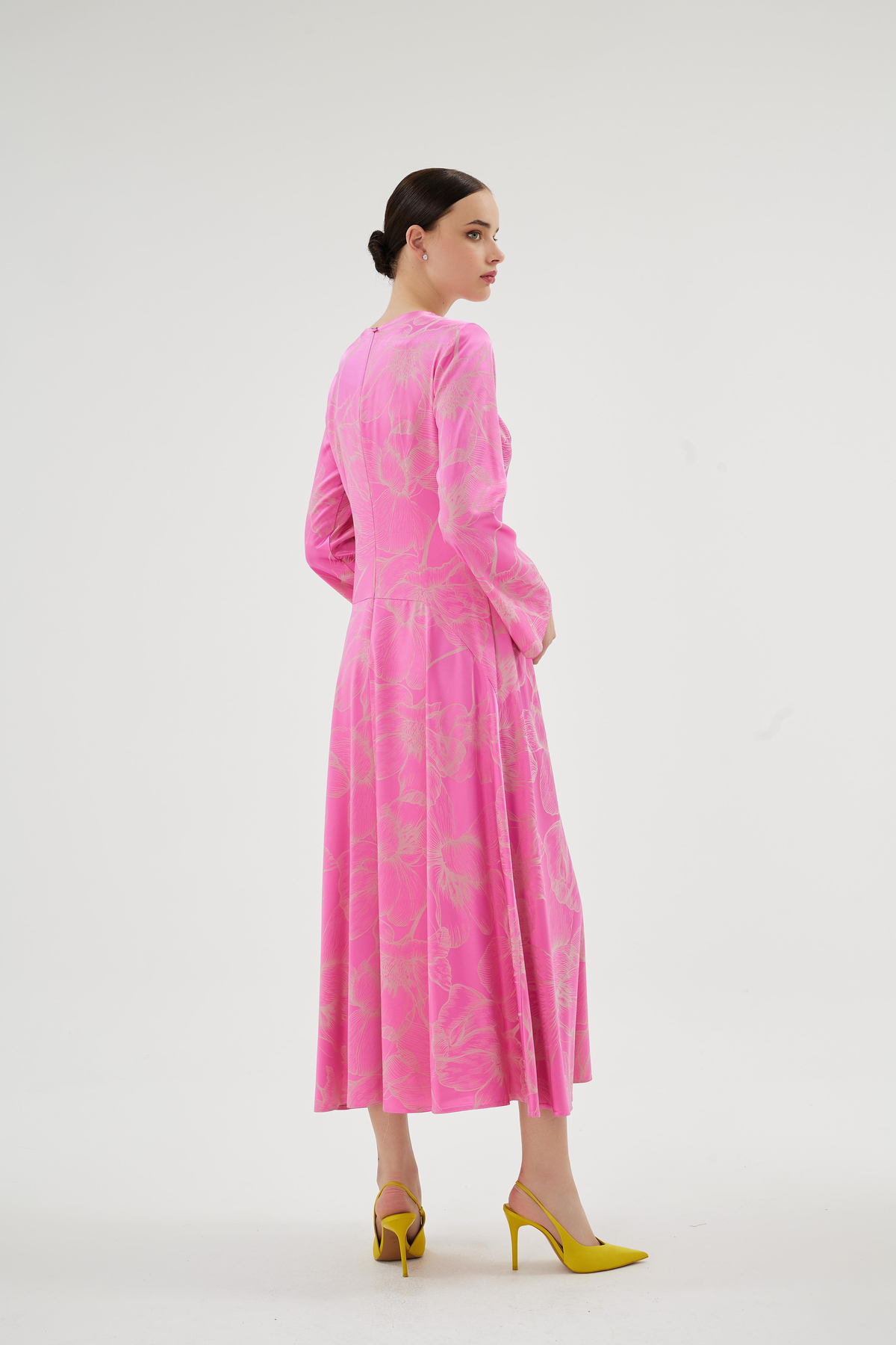 Celeste Elbise Pembe