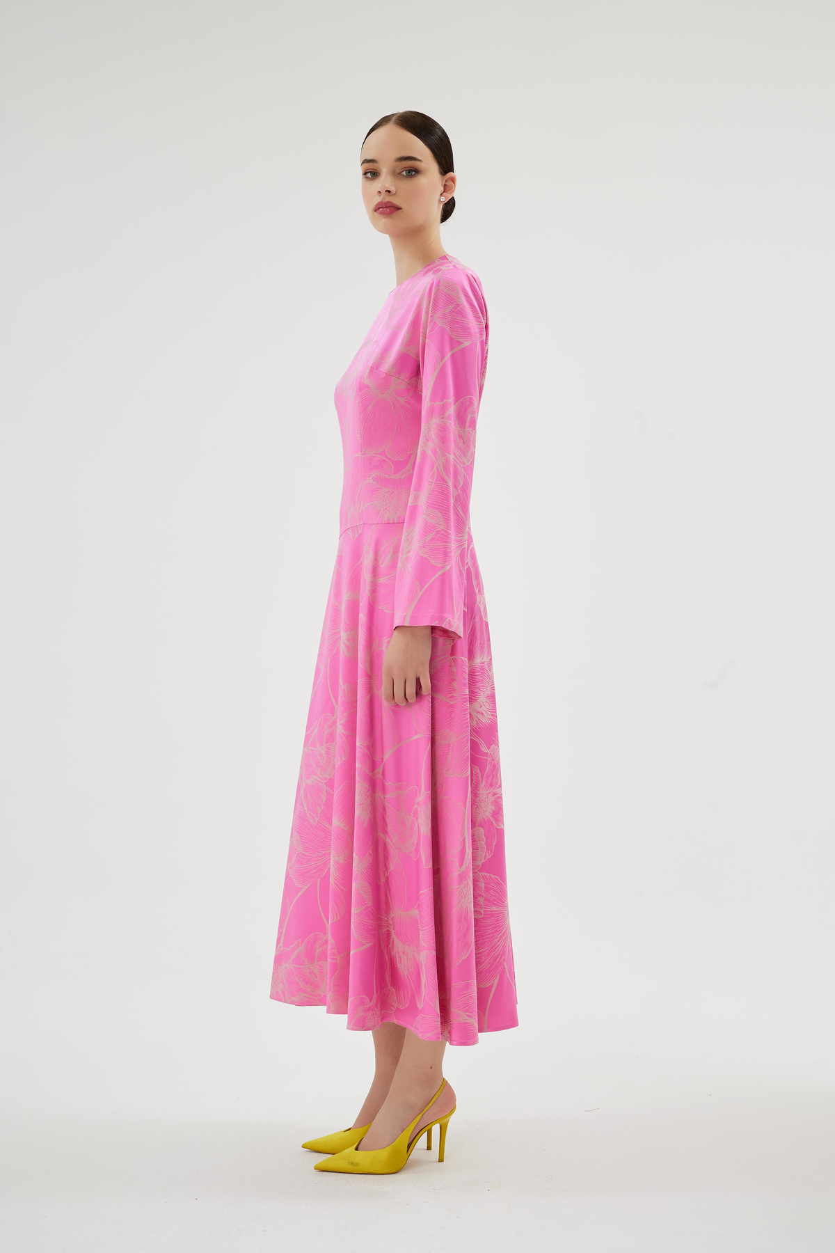 Celeste Elbise Pembe
