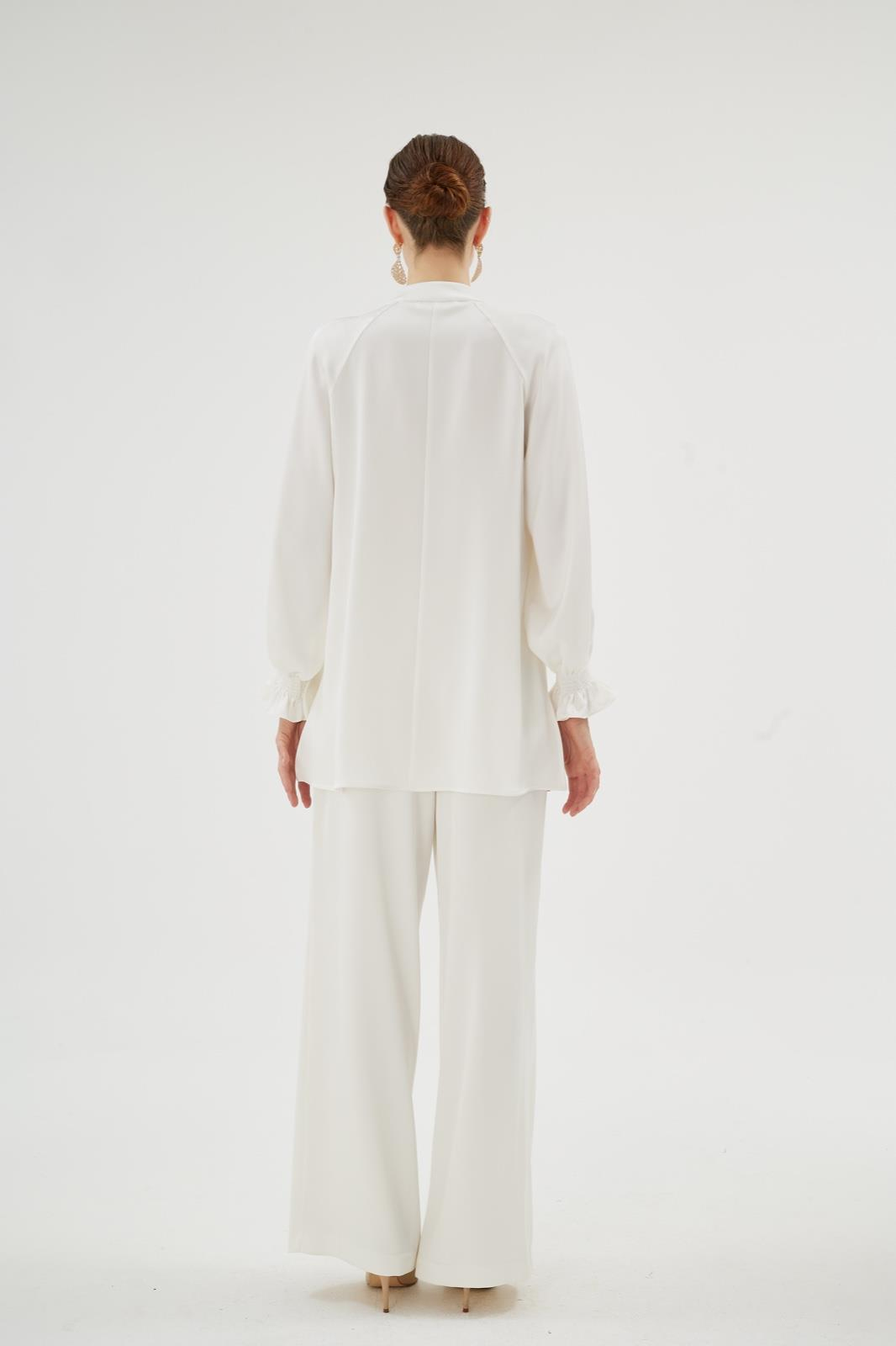 Elegance Pantolon Ekru