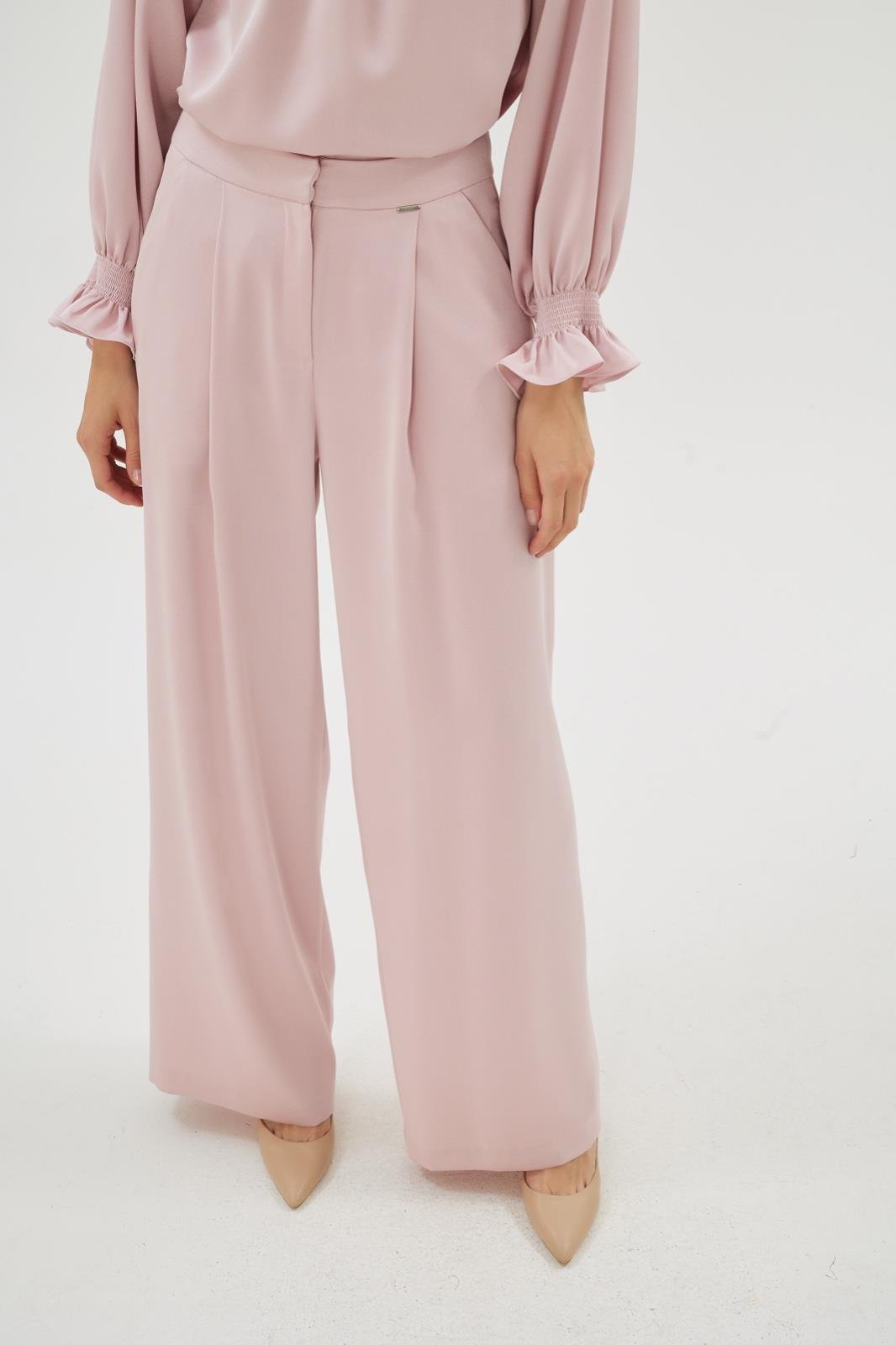 Elegance Pantolon Pudra