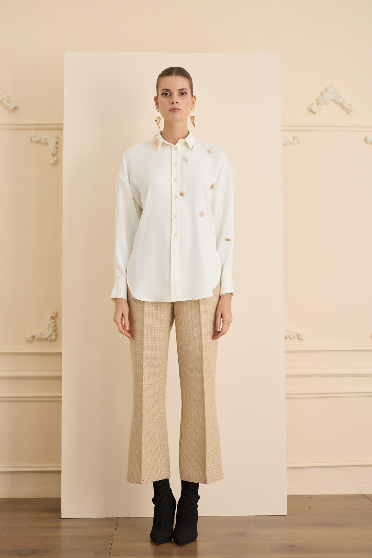 Gabrielle Tişört Ekru-SD251051021014