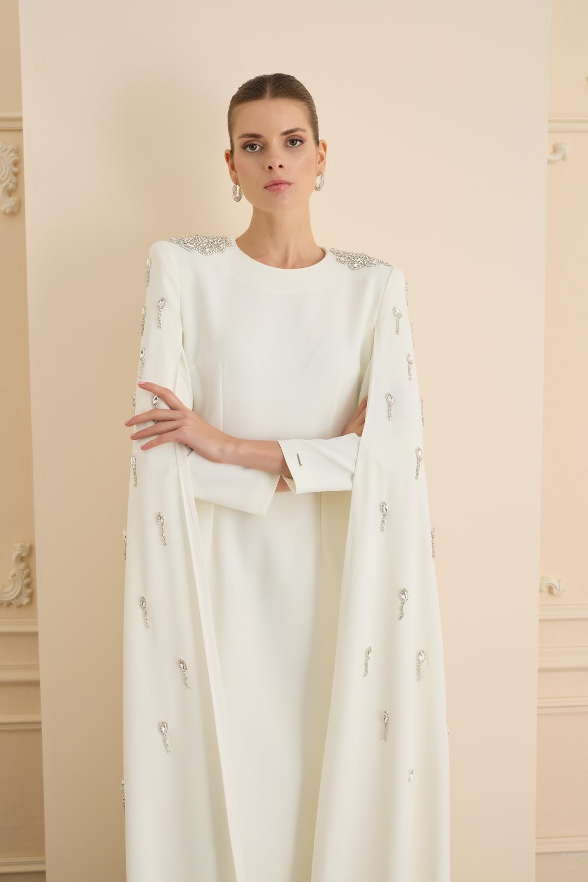 Infinity Elbise Ekru