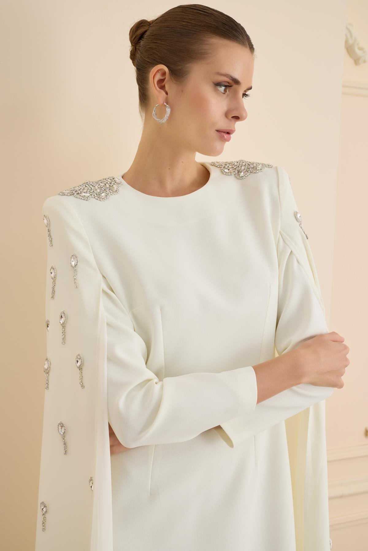 Infinity Elbise Ekru