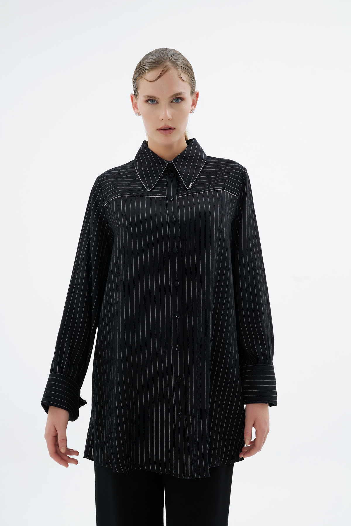 İvory Gömlek Siyah