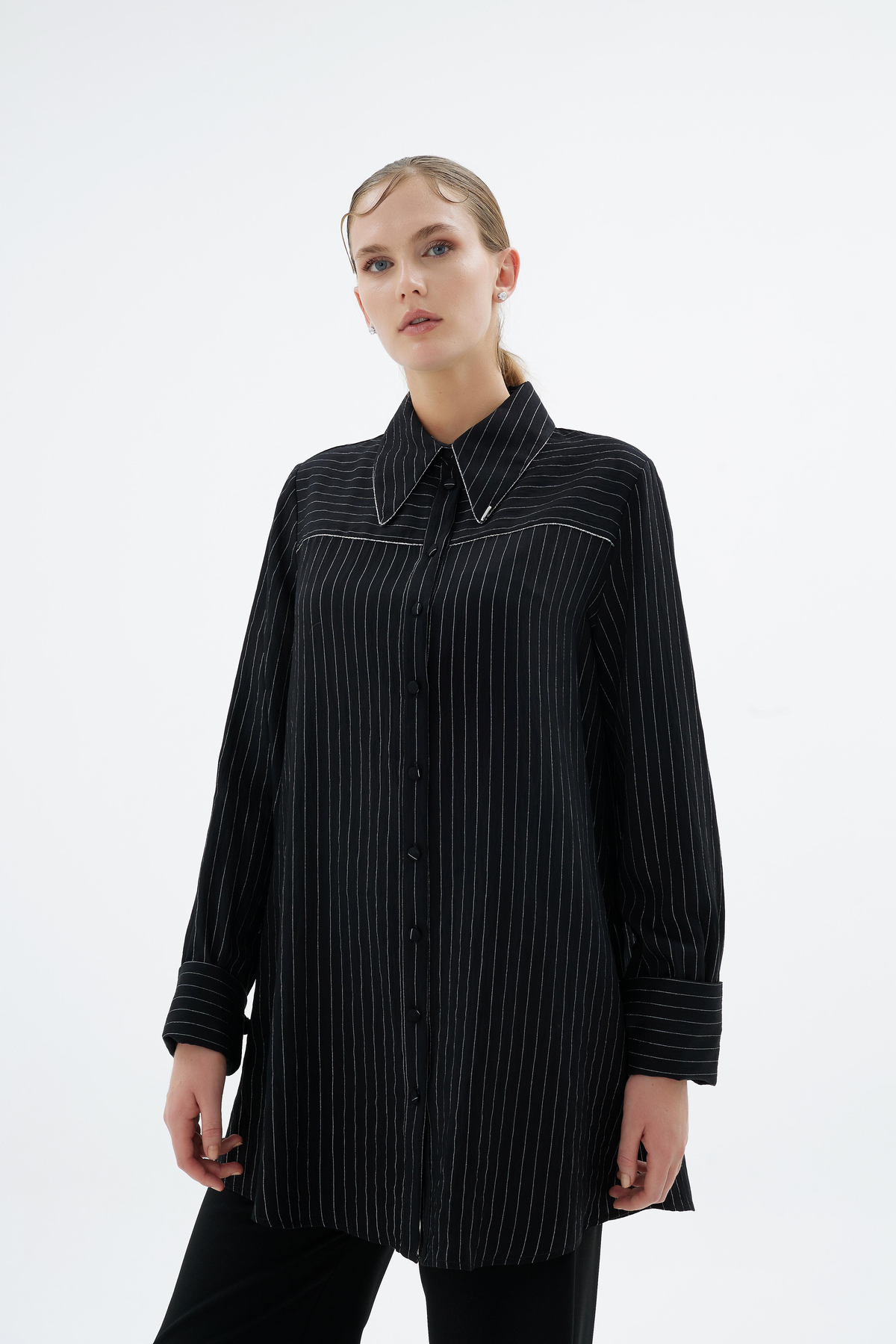 İvory Gömlek Siyah