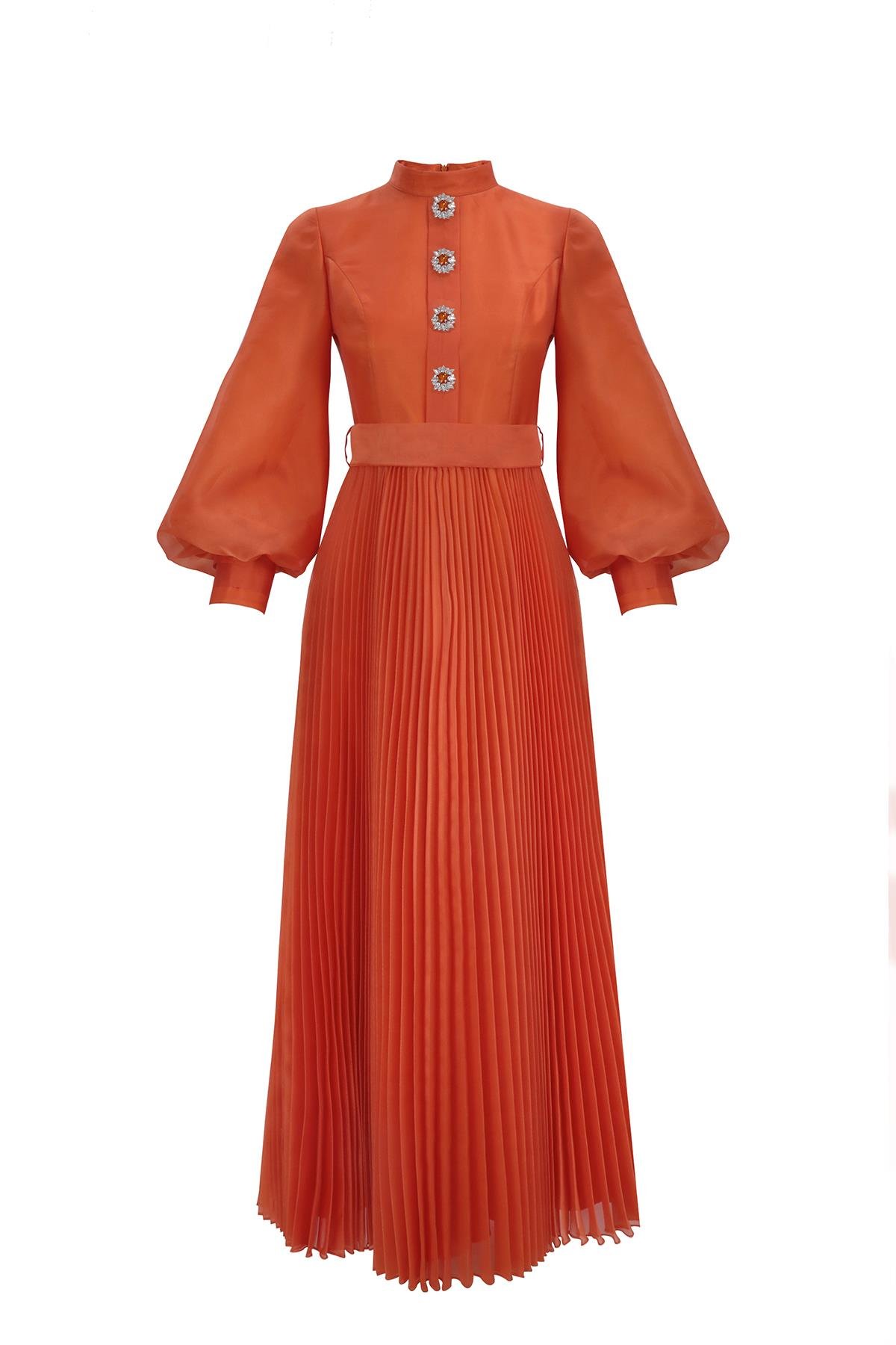 Latina Elbise Turuncu