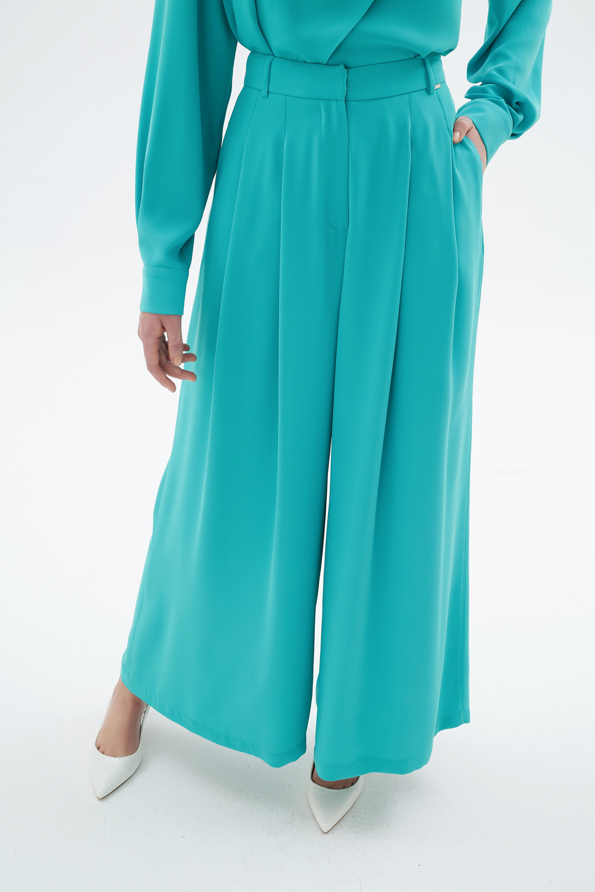 Lenora Pantolon Turkuaz