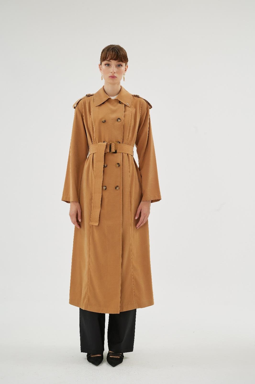 Livia Trençkot Camel