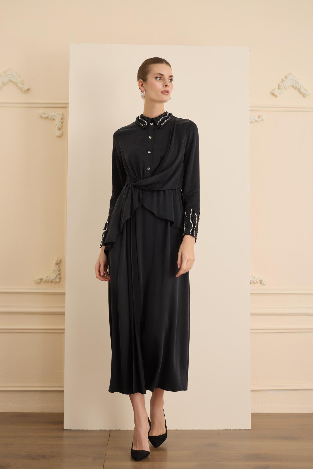 Lumiere Elbise Siyah