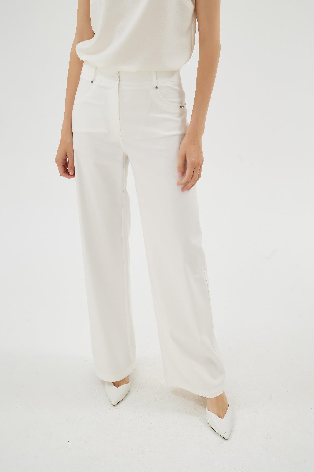 Luzia Koton Pantolon Ekru-SD252052050012