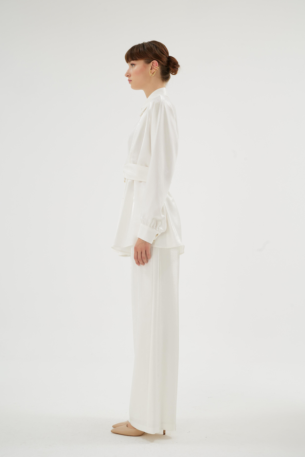 Mazerine Gömlek Ekru