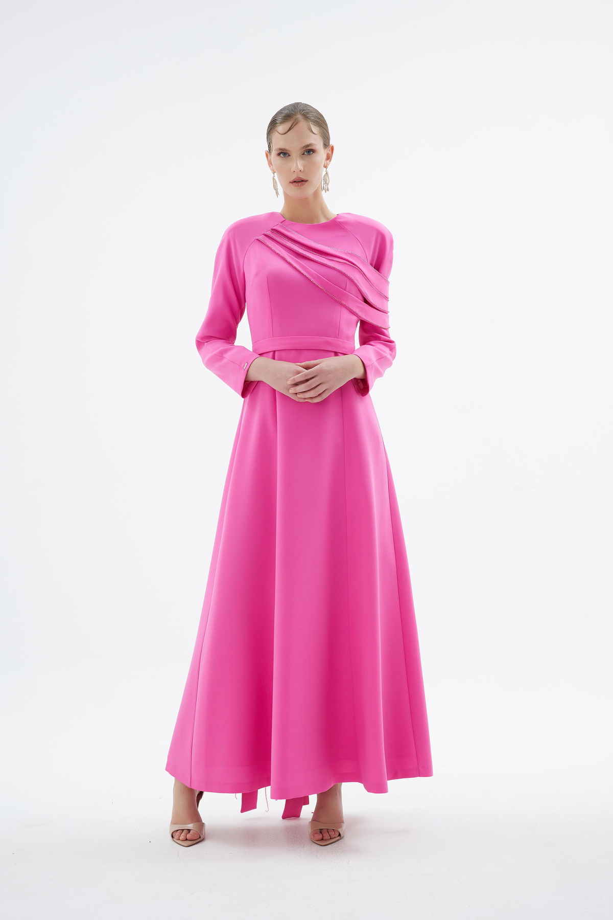 Opia Elbise Pembe