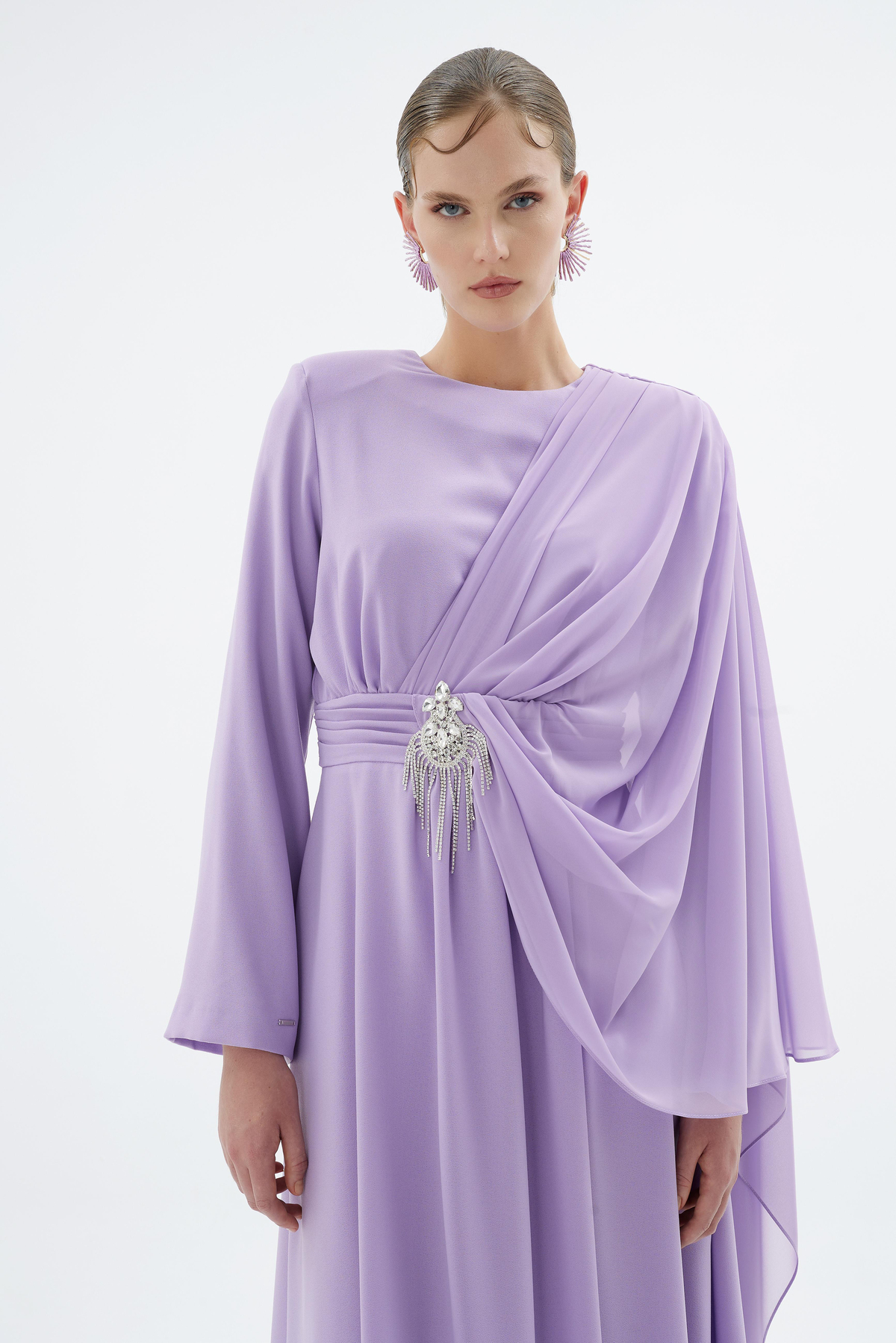 Orient Elbise Lila