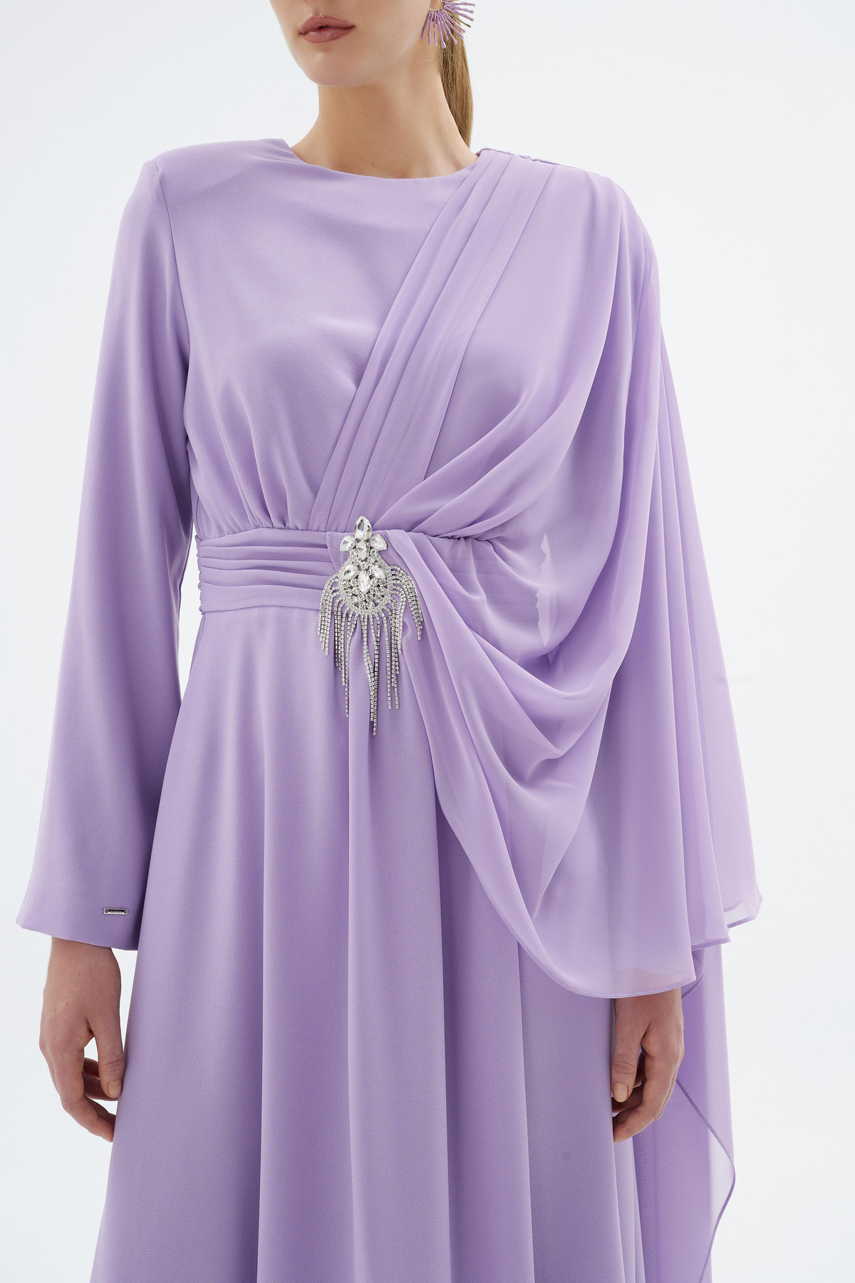 Orient Elbise Lila