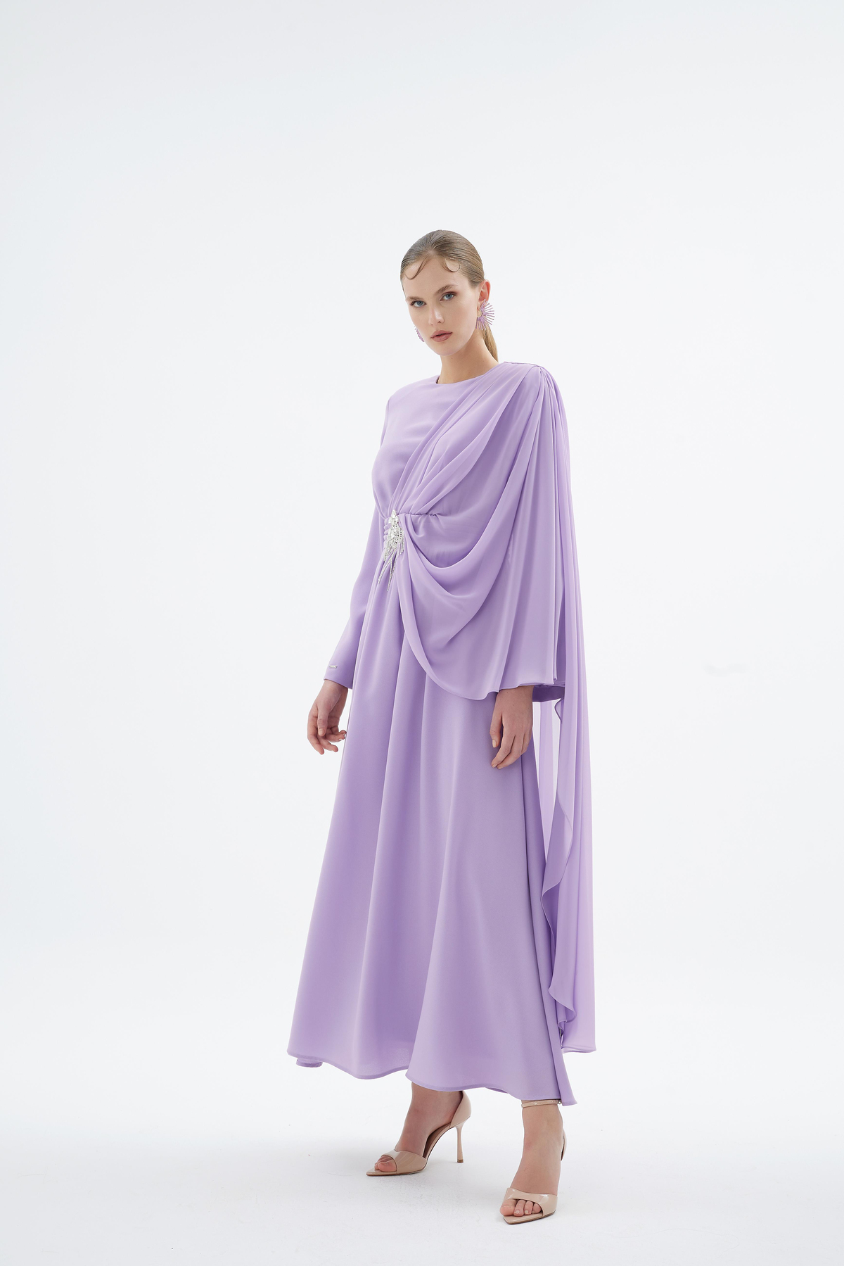 Orient Elbise Lila