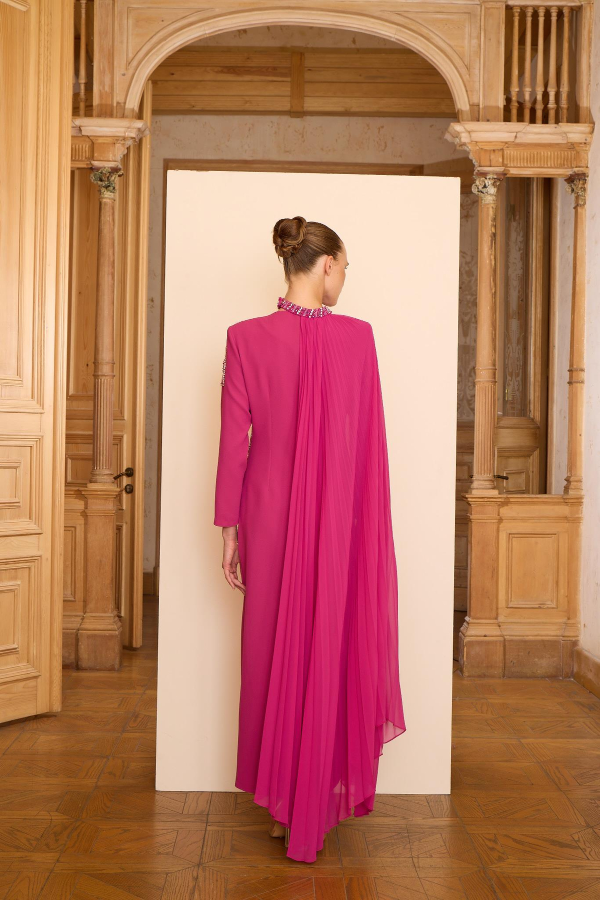 Rosalin Elbise Fuşya