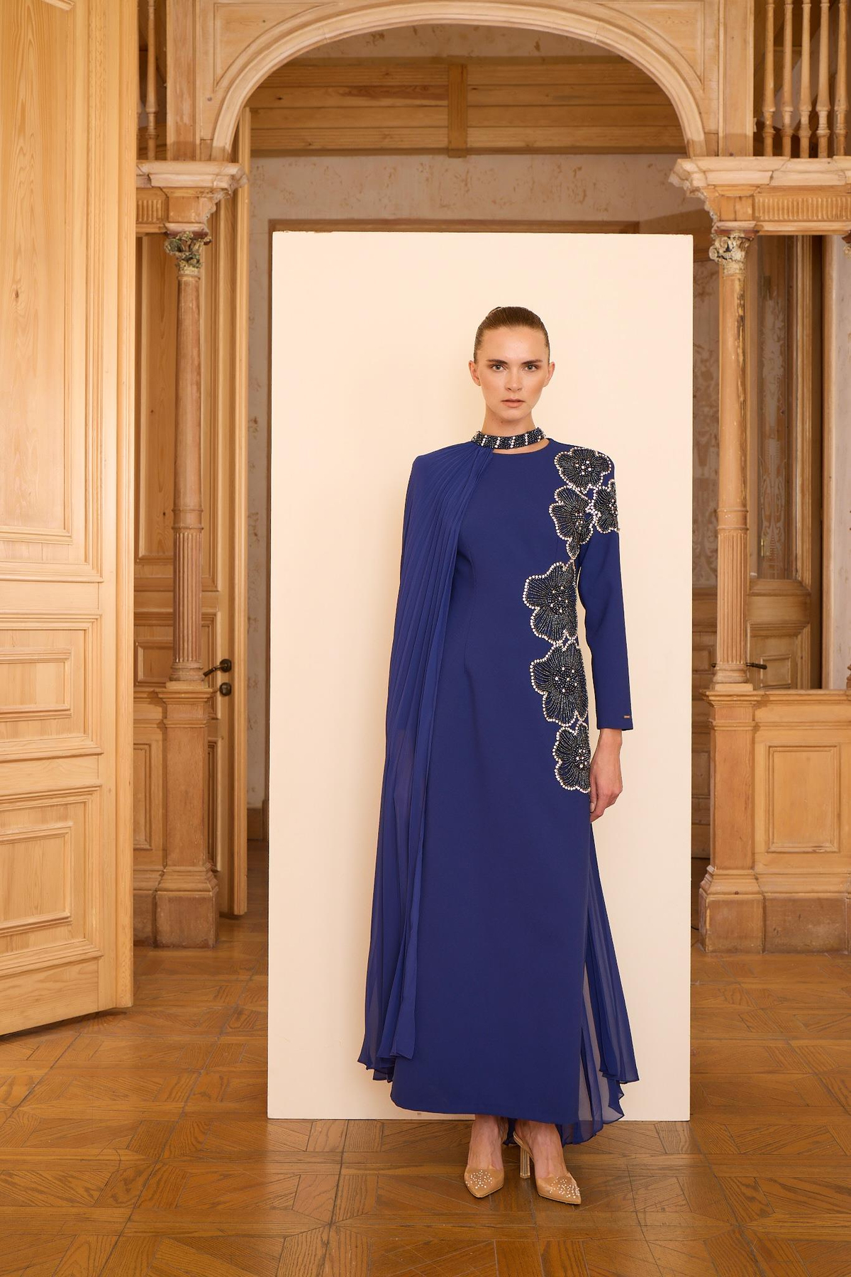 Rosalin Elbise Lacivert