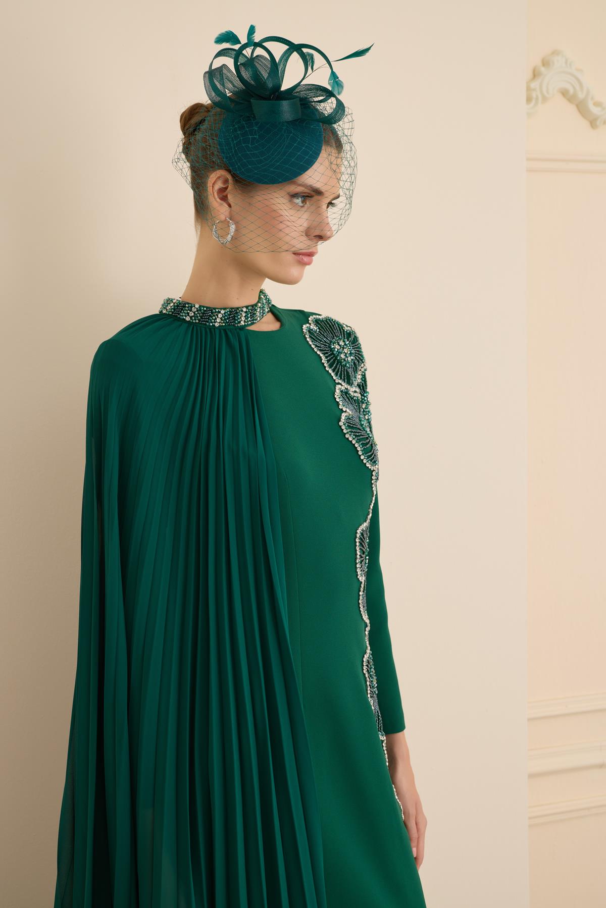 Rosalin Elbise Zümrüt