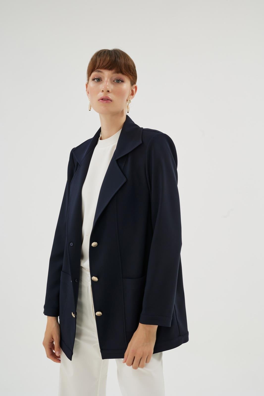Suha Ceket Lacivert