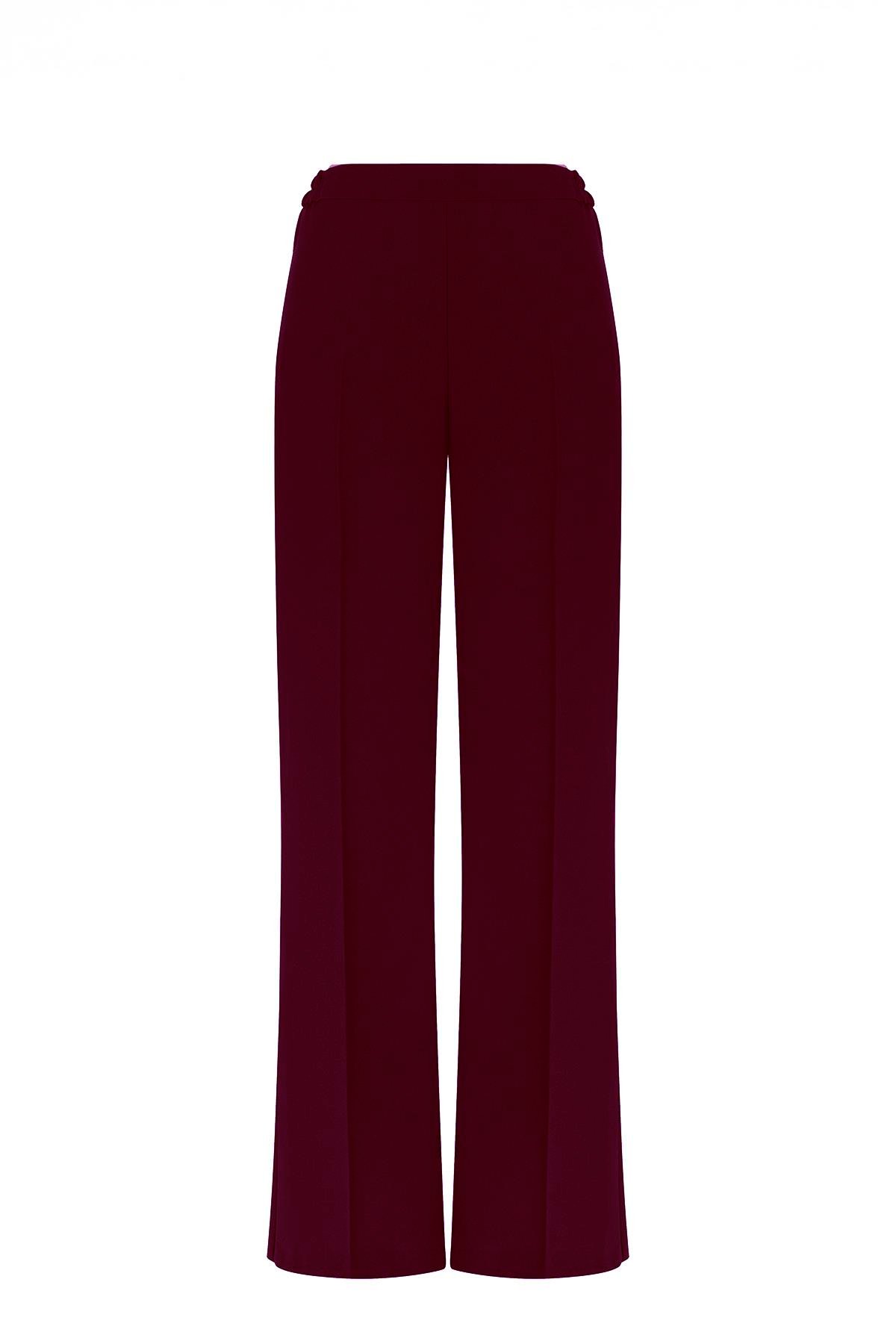 Tina Yüksel Bel Pantolon Vişne