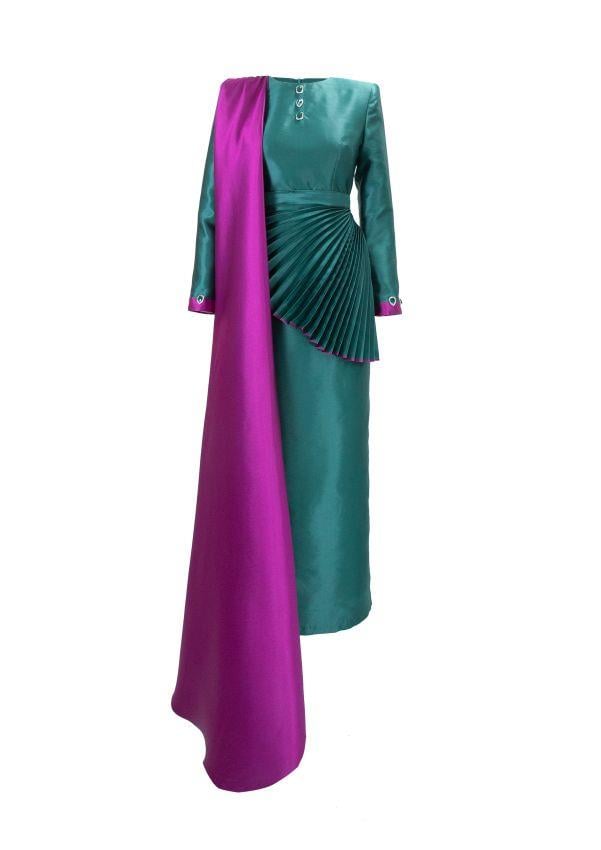 Tulipan Elbise Zümrüt