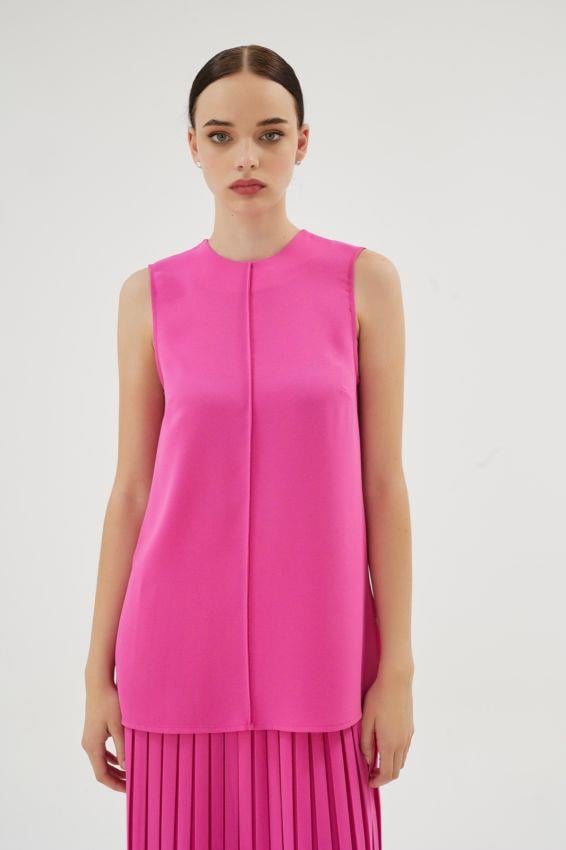 Violetta Bluz Pembe
