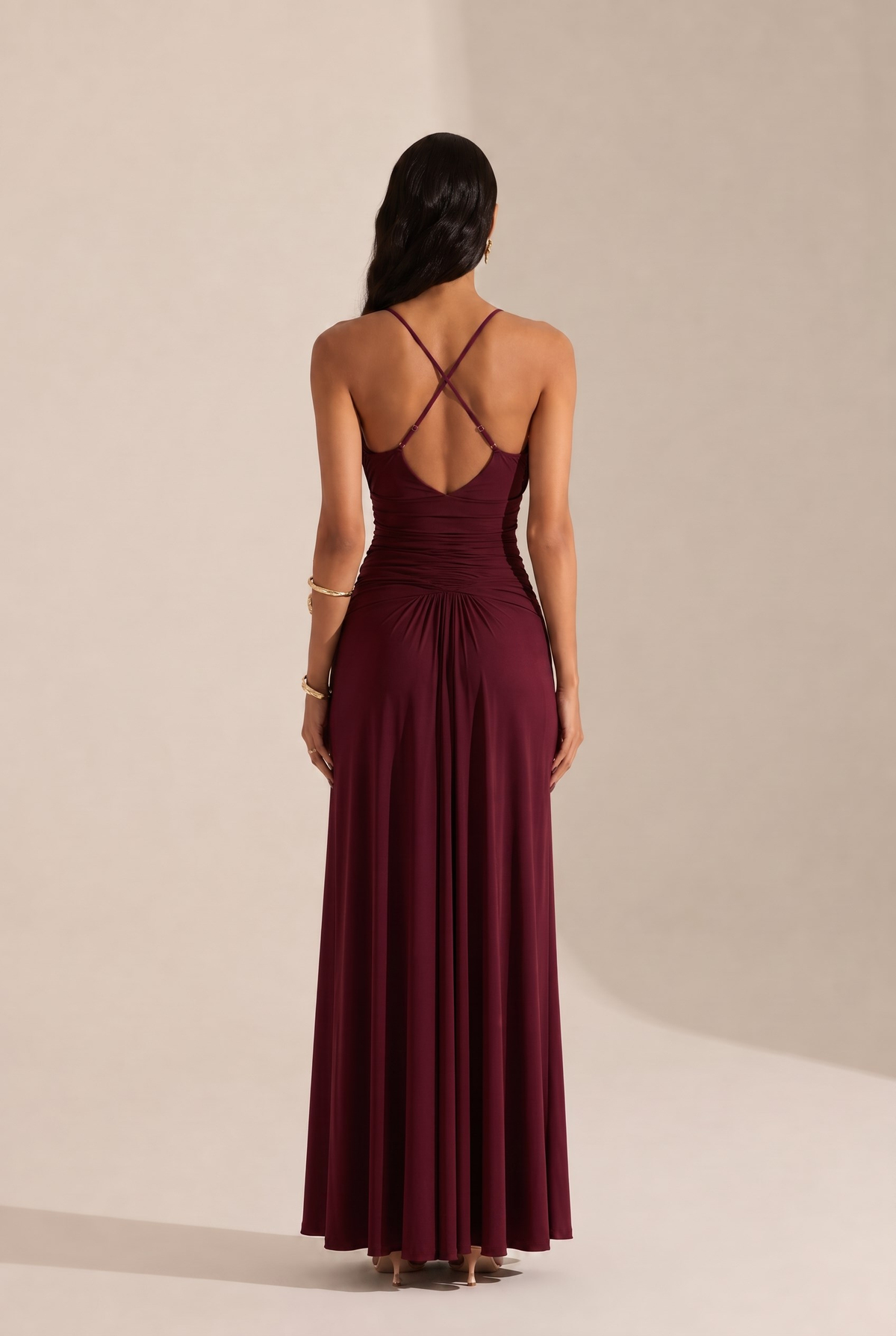 Esna Bordo Elbise