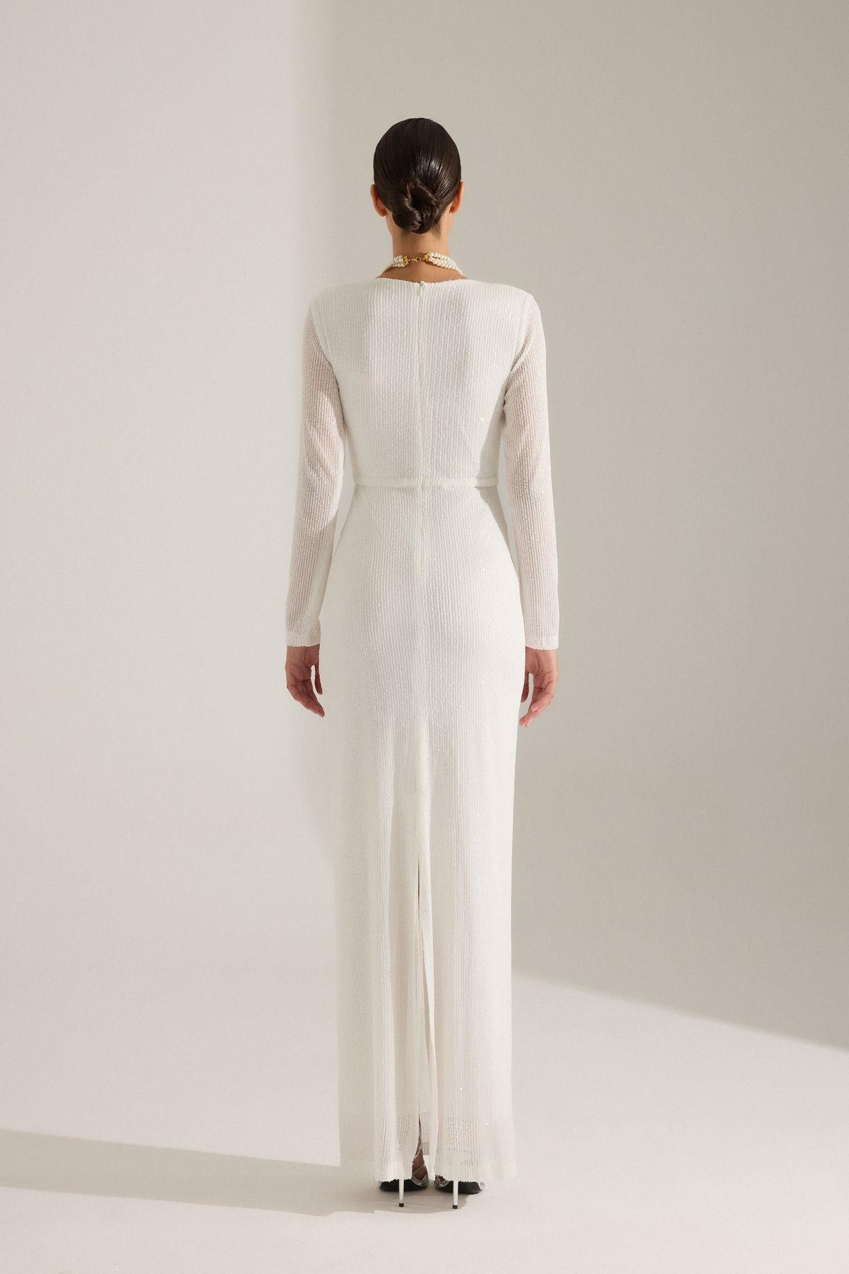 GIUSEPPINA BEYAZ ELBİSE