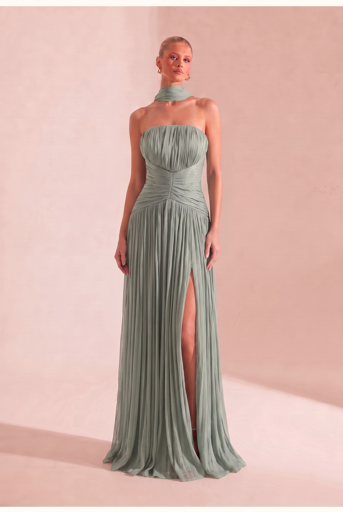 Ronya Mint Elbise