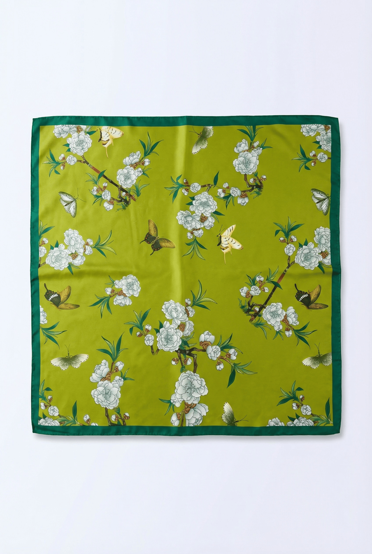 Yeşil Kare Fular 70x70 cm