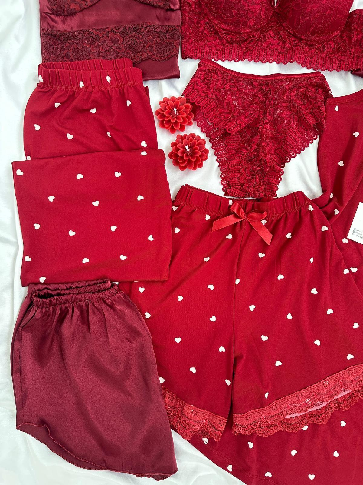 Bordo Kalpler Serisi 11’li Dev Set