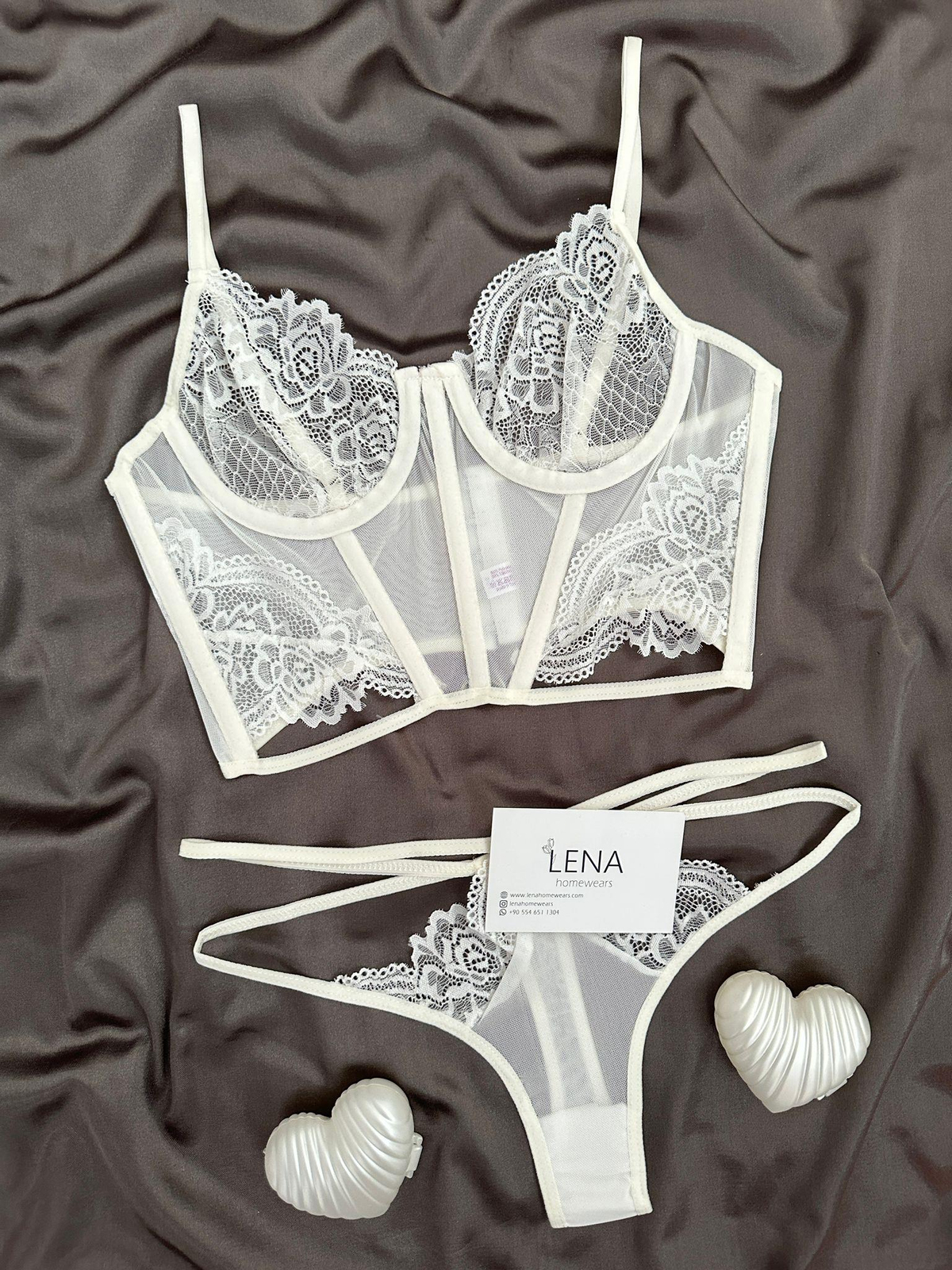 Ekru Sende Bralet Takım