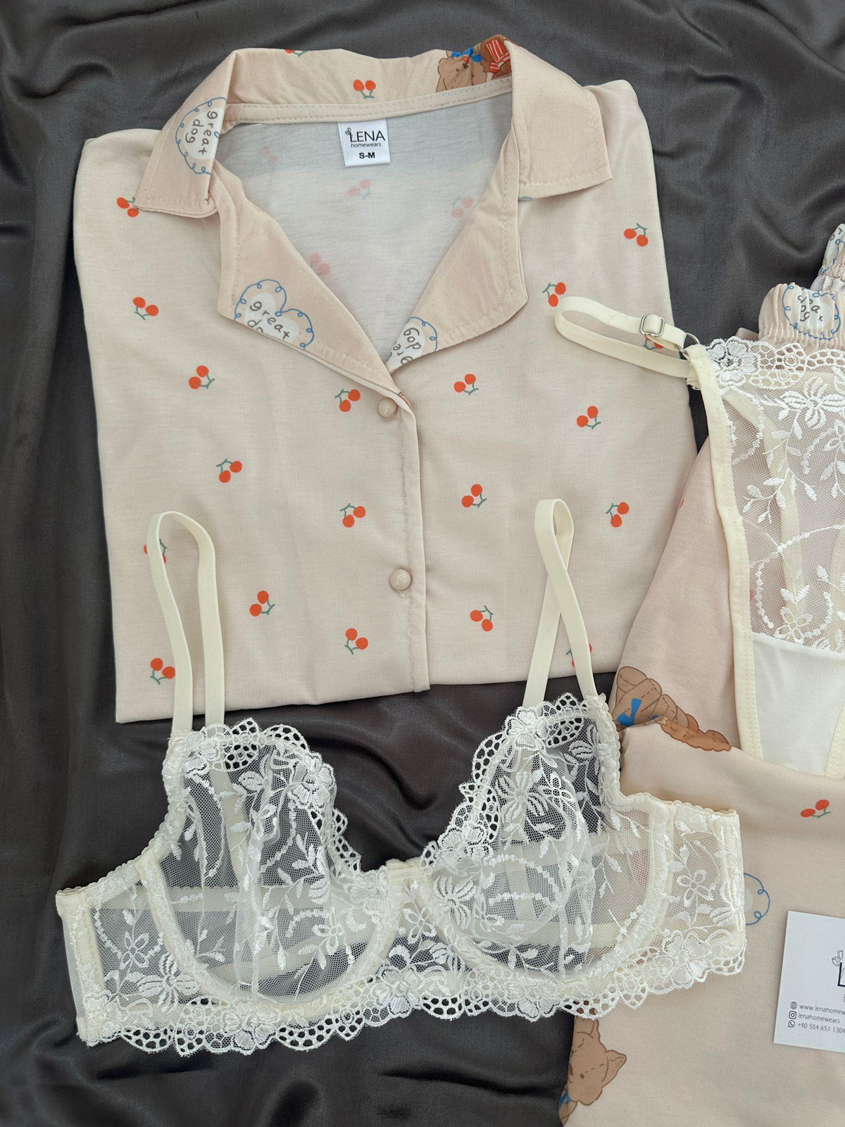 Great Bear 4'lü Kısa Kollu Pijama Takımı