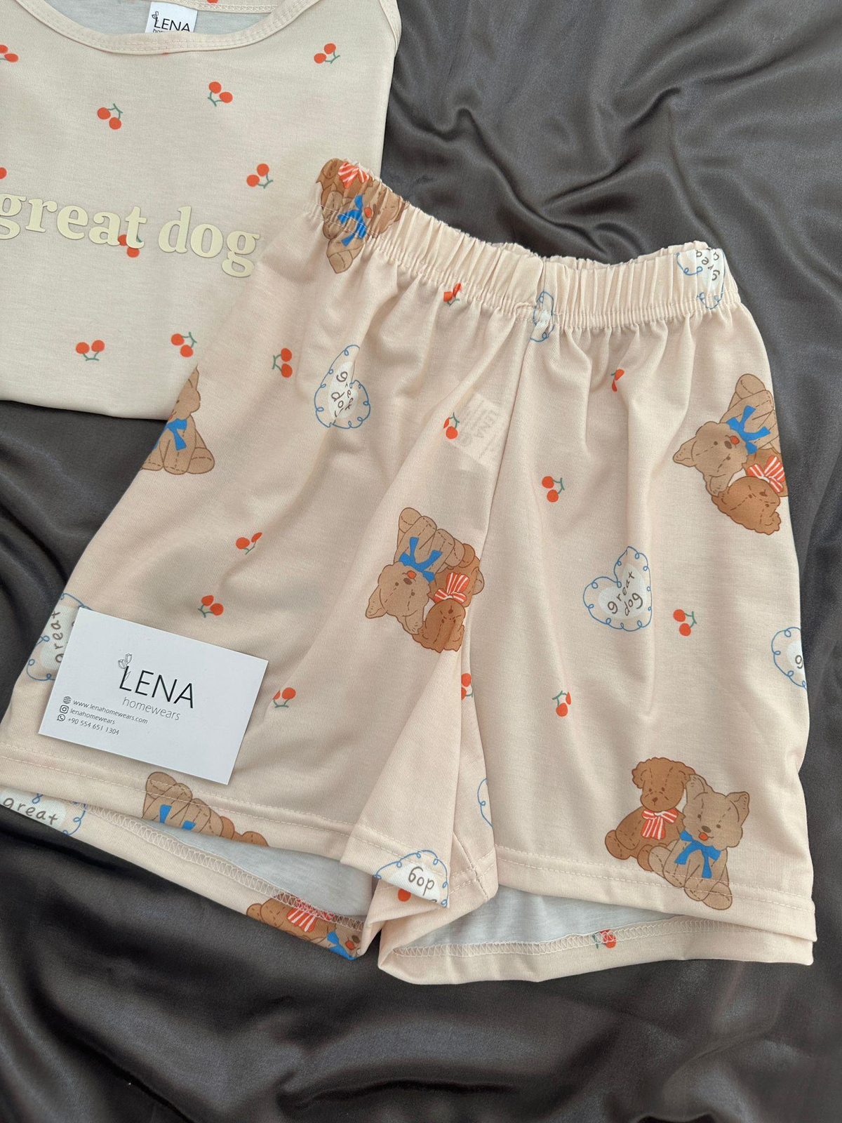Great Bear Şortlu Pijama Takımı