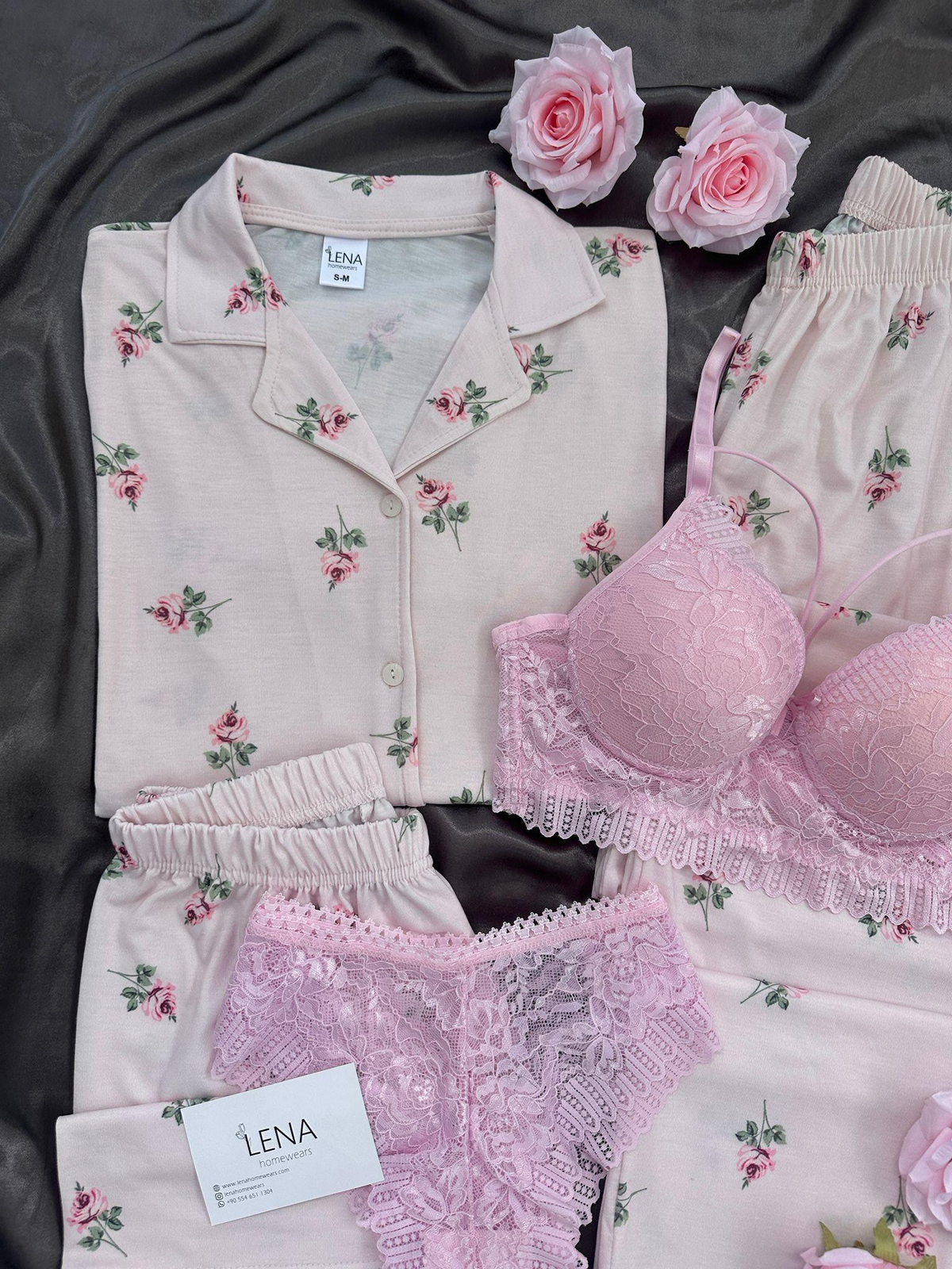 Gülizar 5’li Pijama Seti 🌸