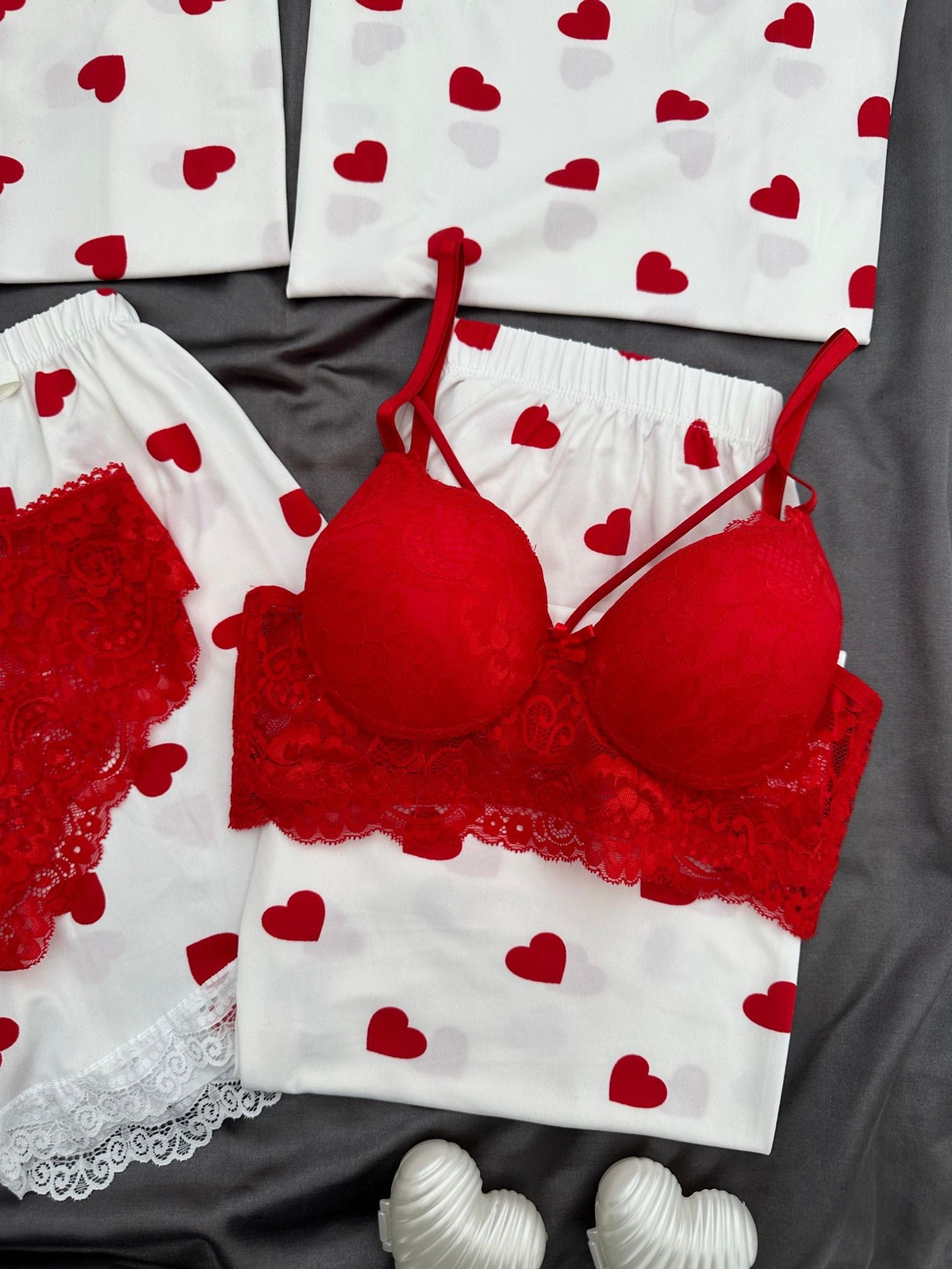 Kalp Döngüsü 6'lı Pijama & Çamaşır Seti