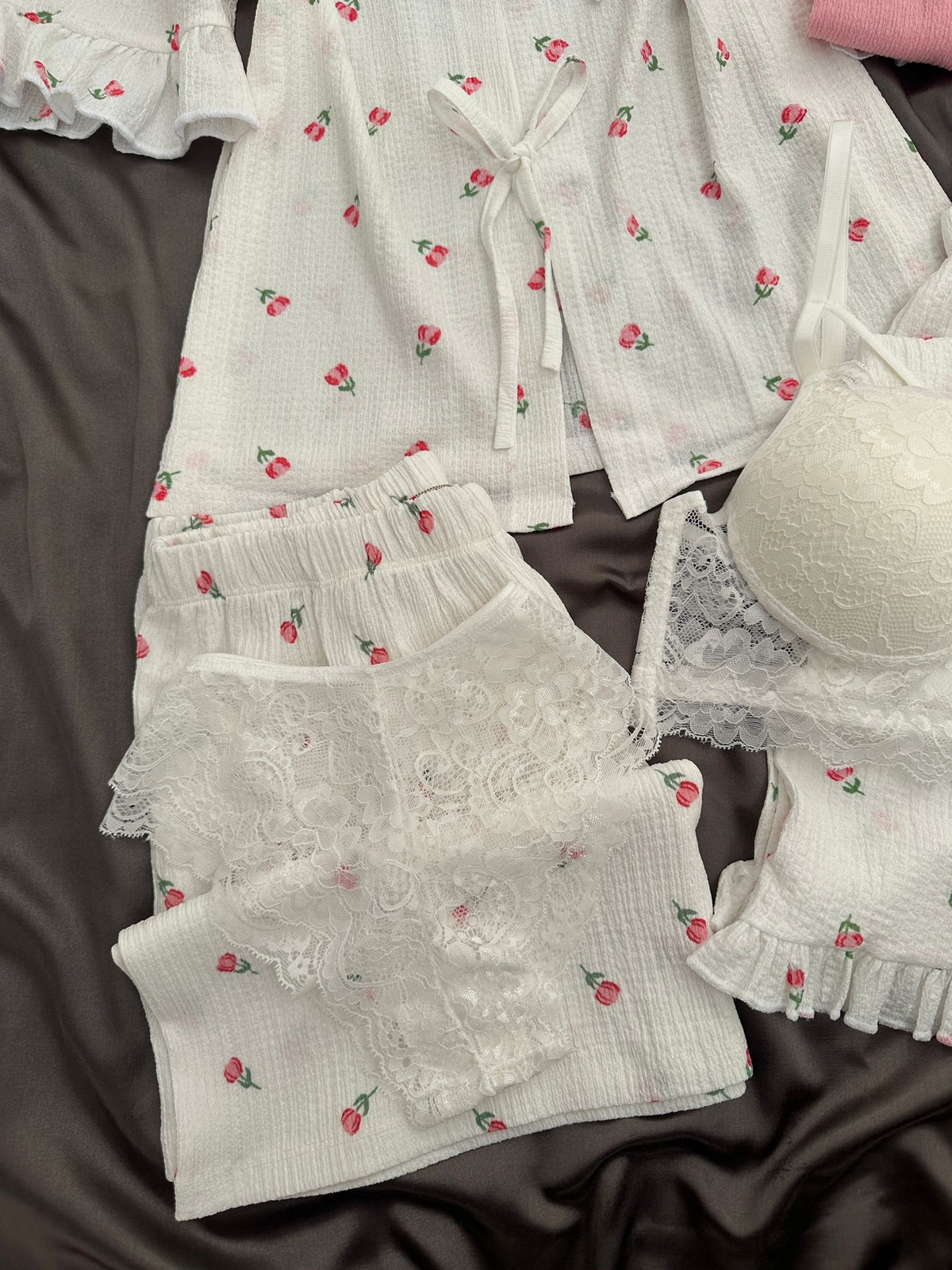 Laris Pembe Lale 6'lı Set
