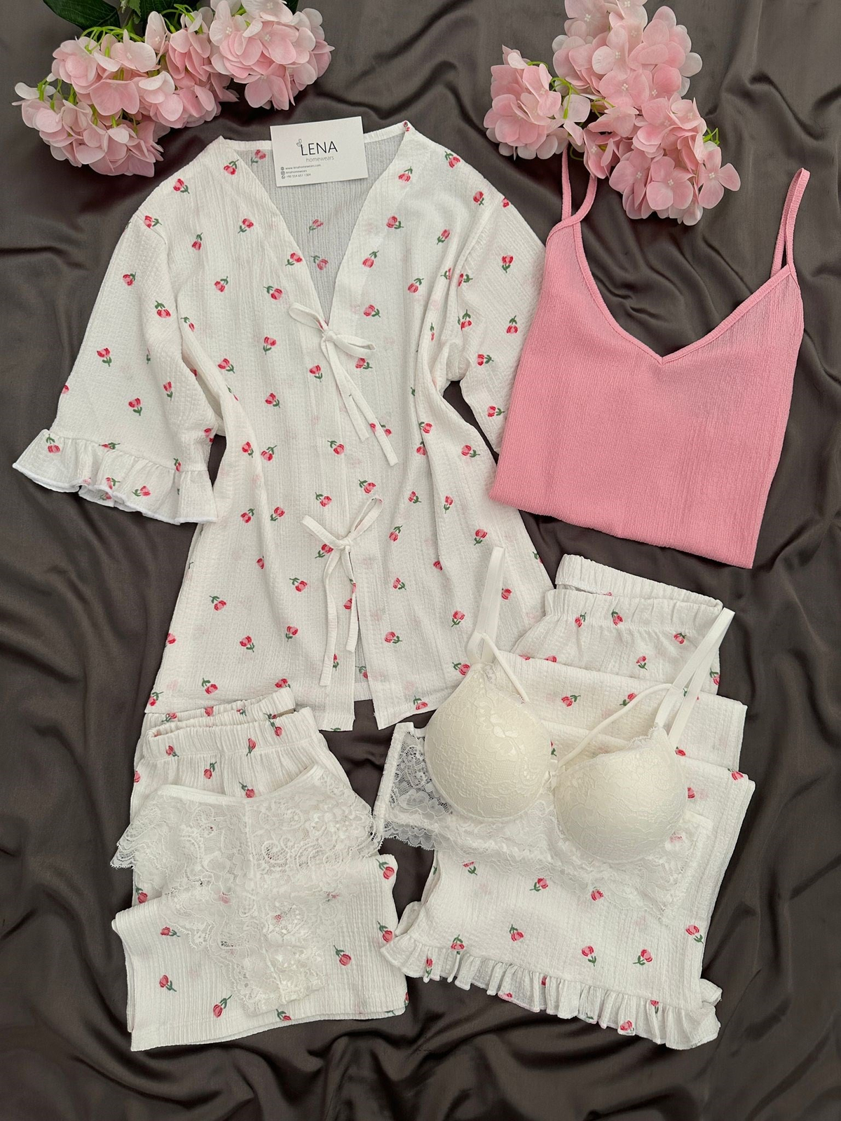 Laris Pembe Lale 6'lı Set