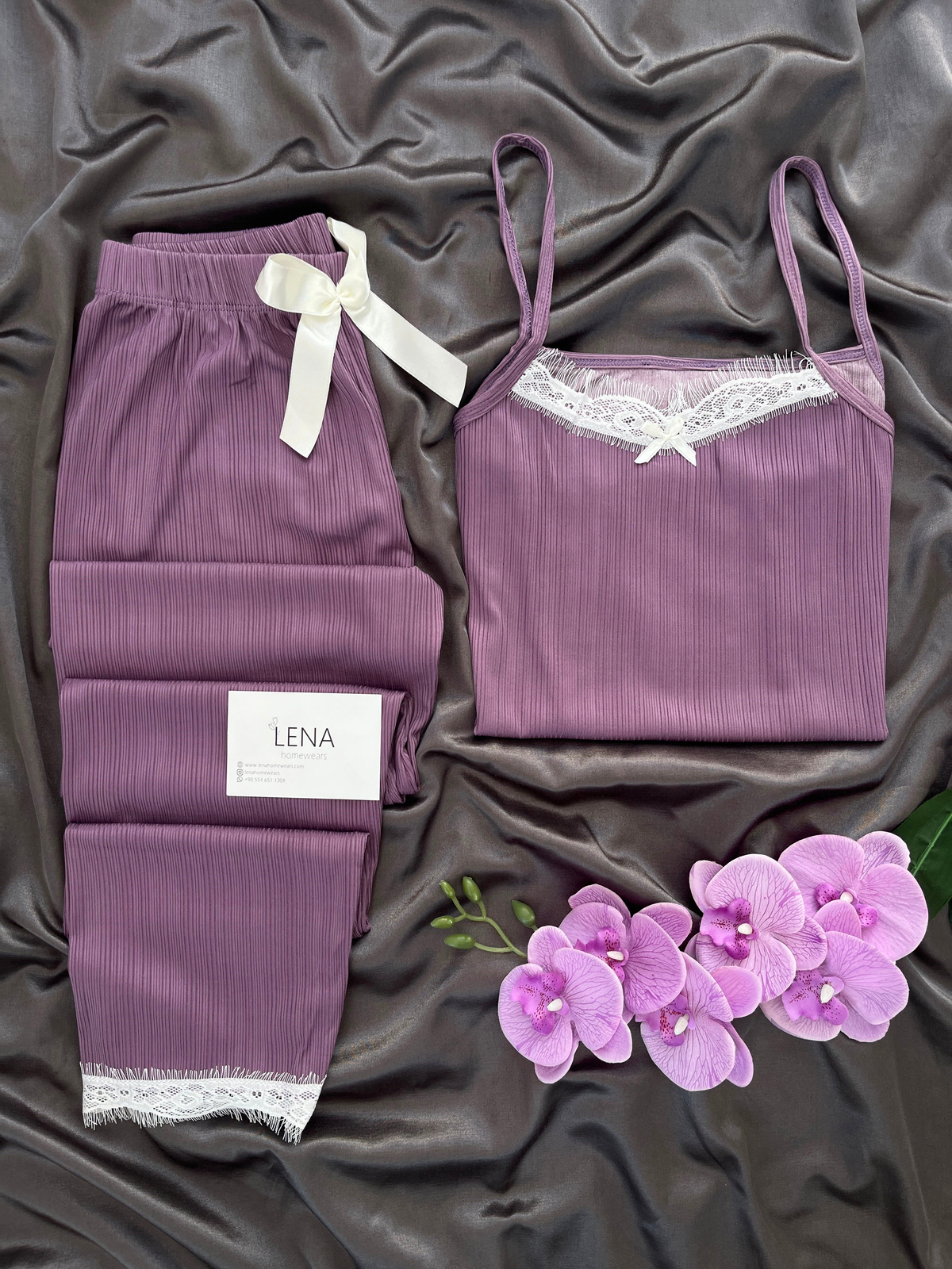 Lavantam Askılı Pijama Takımı