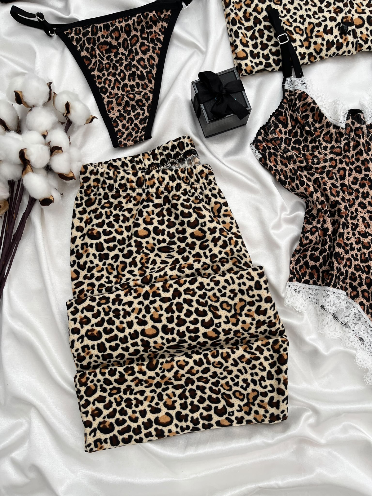 Lüks Leopar 5'li Özel Set