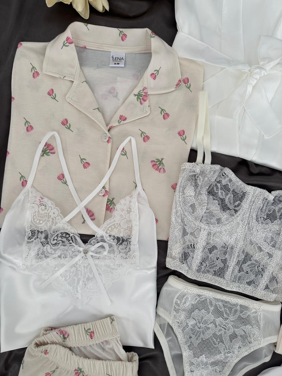 Müberra 9 Parça Özel Gelin Çeyiz Seti