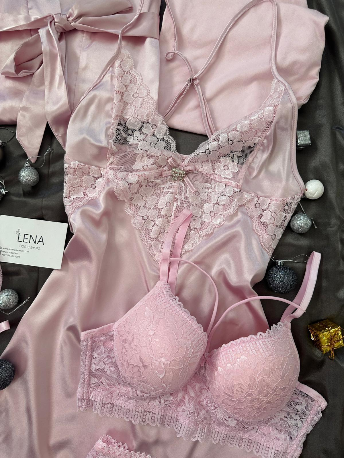 Pembe Fiyonk Çeyiz Seti 