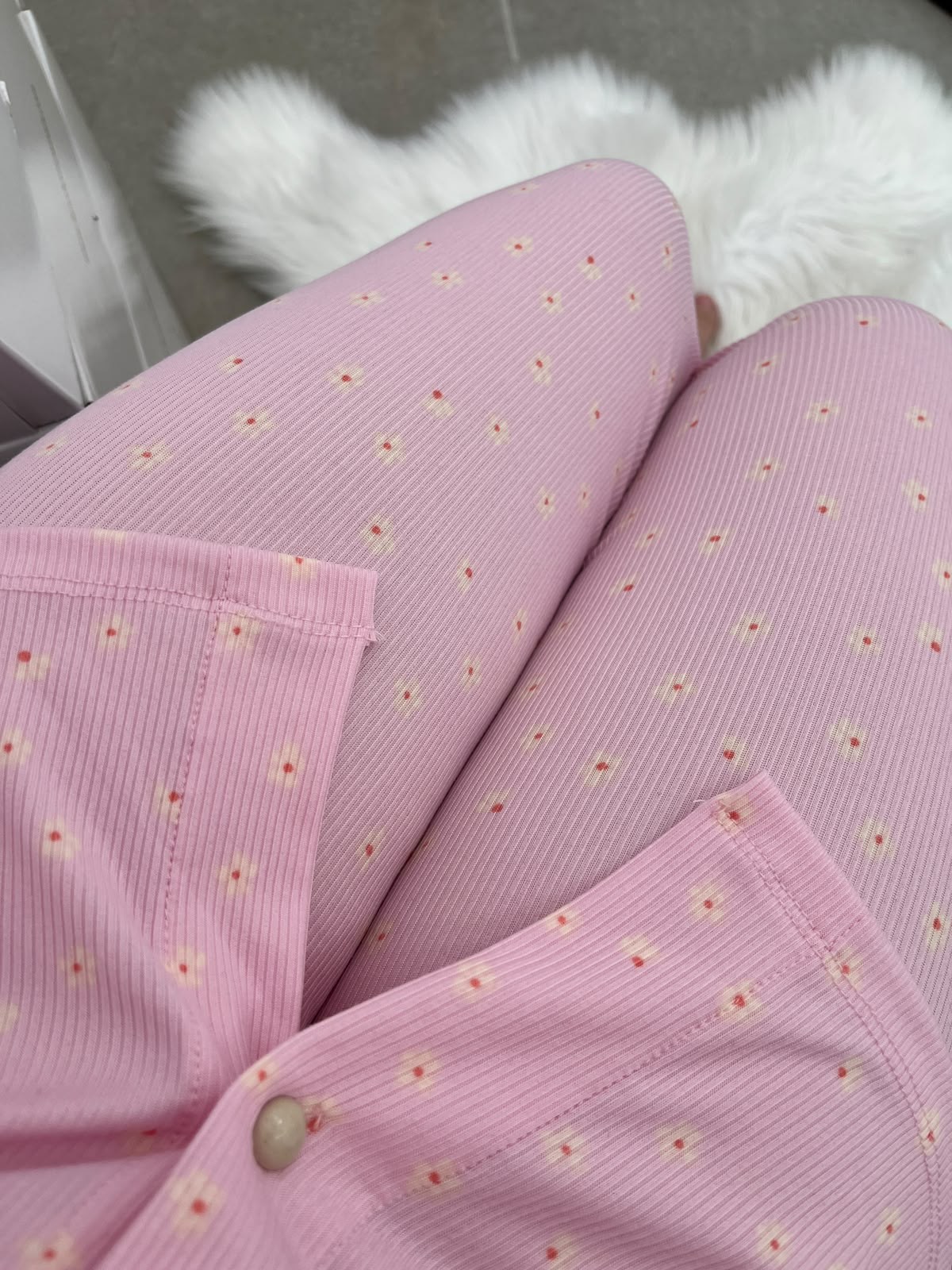 Pembe Nakış Uzun Kollu Berlin Pijama Takımı