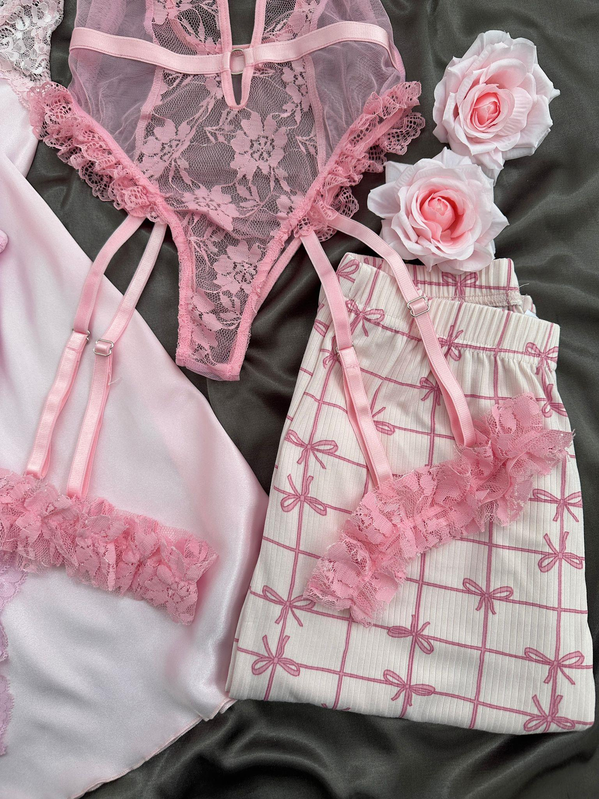 Pembe Pandora 7'li Çeyiz Seti