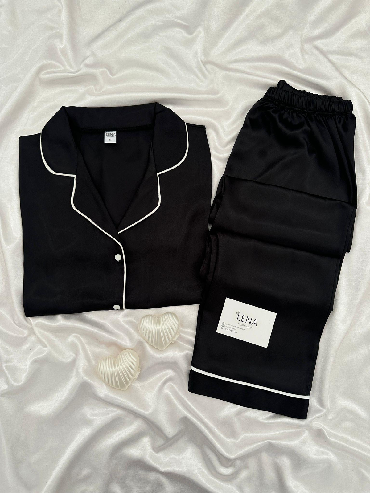 Siyah Moment Pijama Takımı 