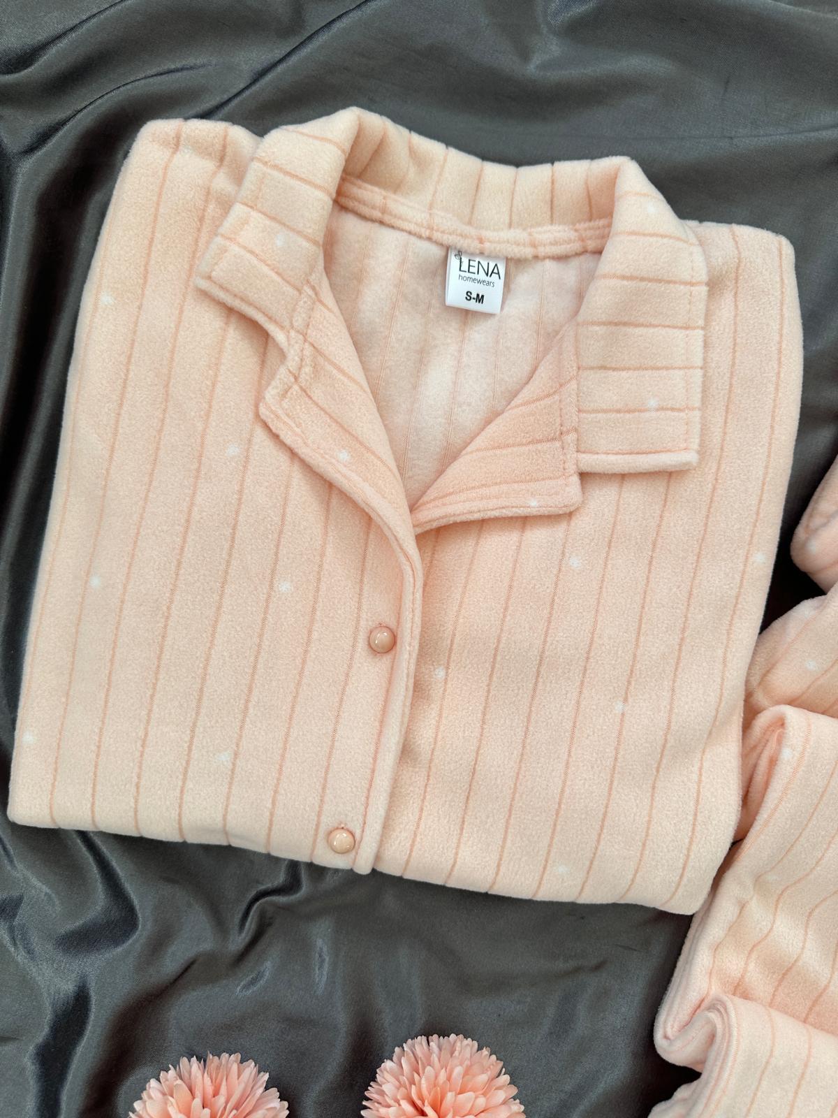 Somon Benek Deaenli Polar Pijama Takımı