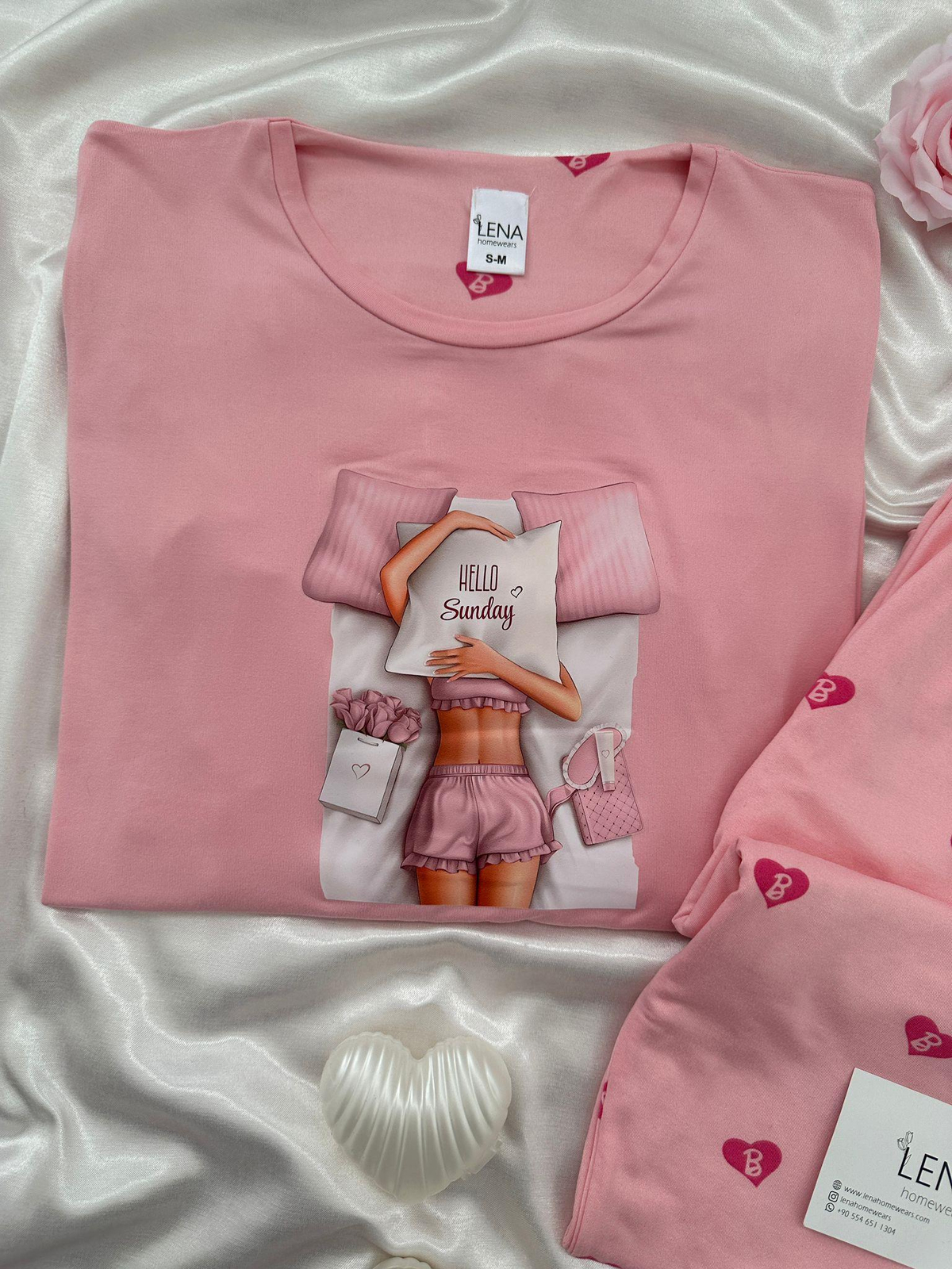 Uyuyan Güzel Uzun Kollu Pijama Takımı 