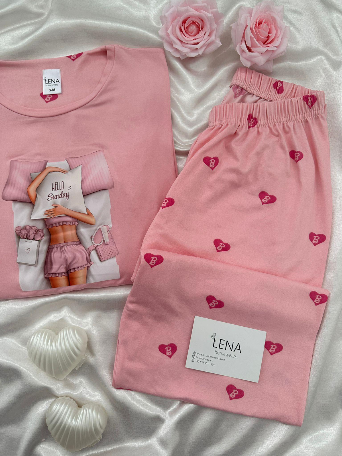 Uyuyan Güzel Uzun Kollu Pijama Takımı 