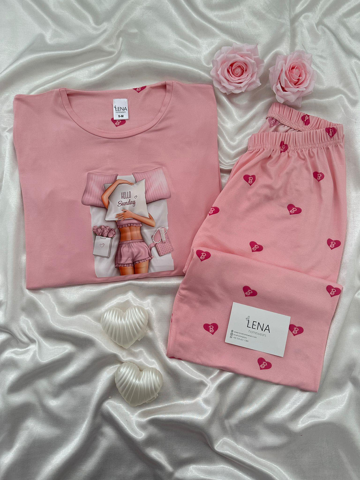 Uyuyan Güzel Uzun Kollu Pijama Takımı 