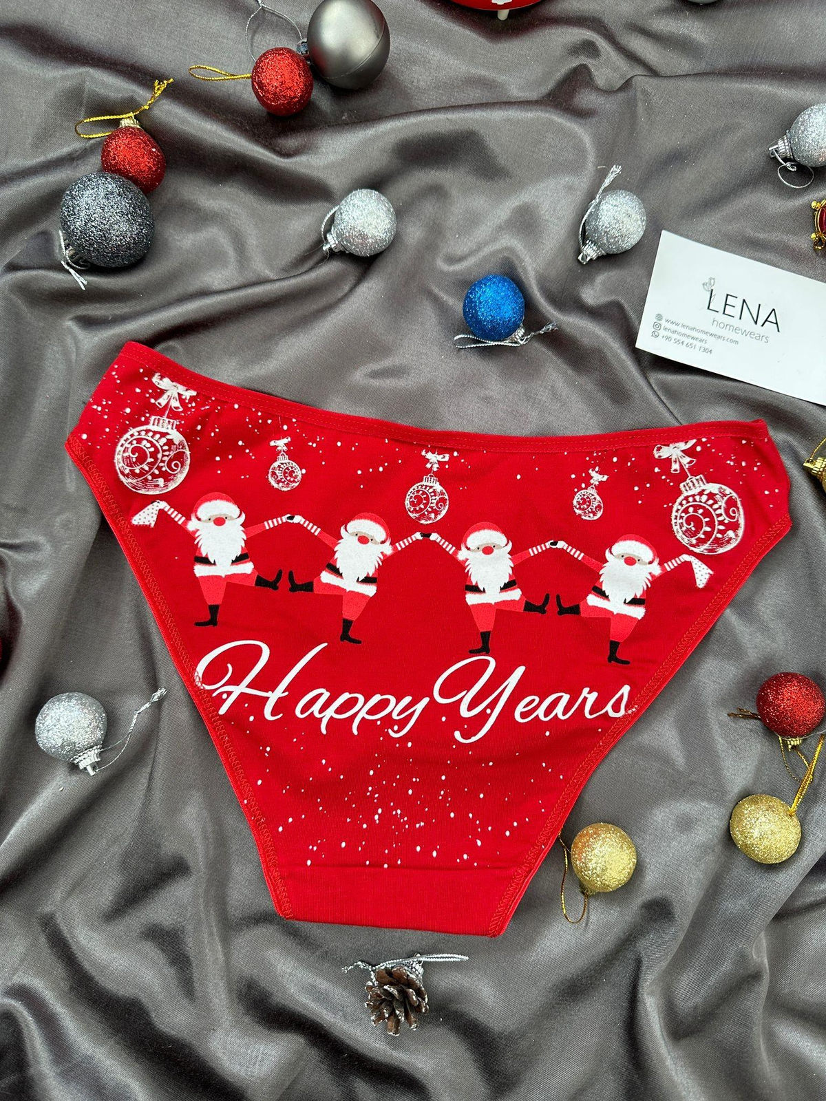 Yılbaşı özel üçlü külot